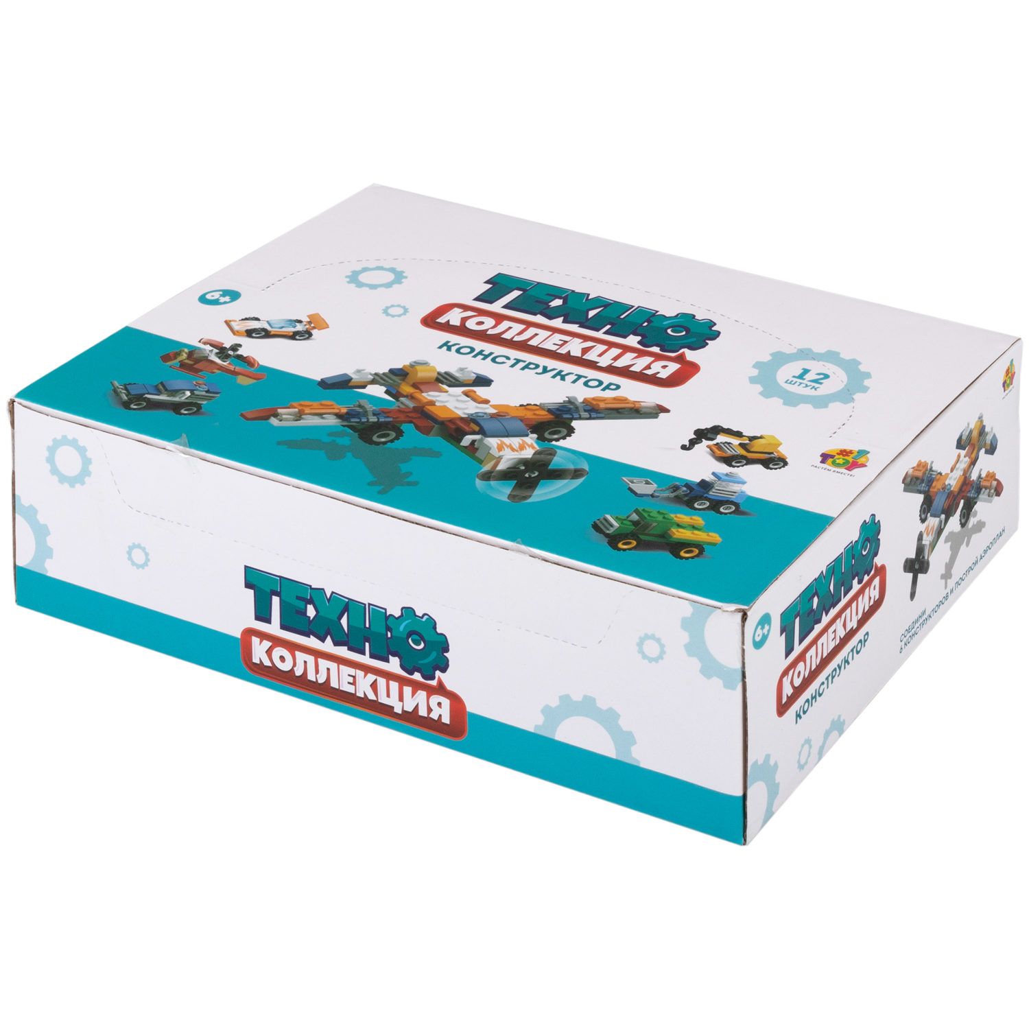 1Toy Blockformers "Техно коллекция" (д/б 12 шт., в асс. 6 видов, коробка)