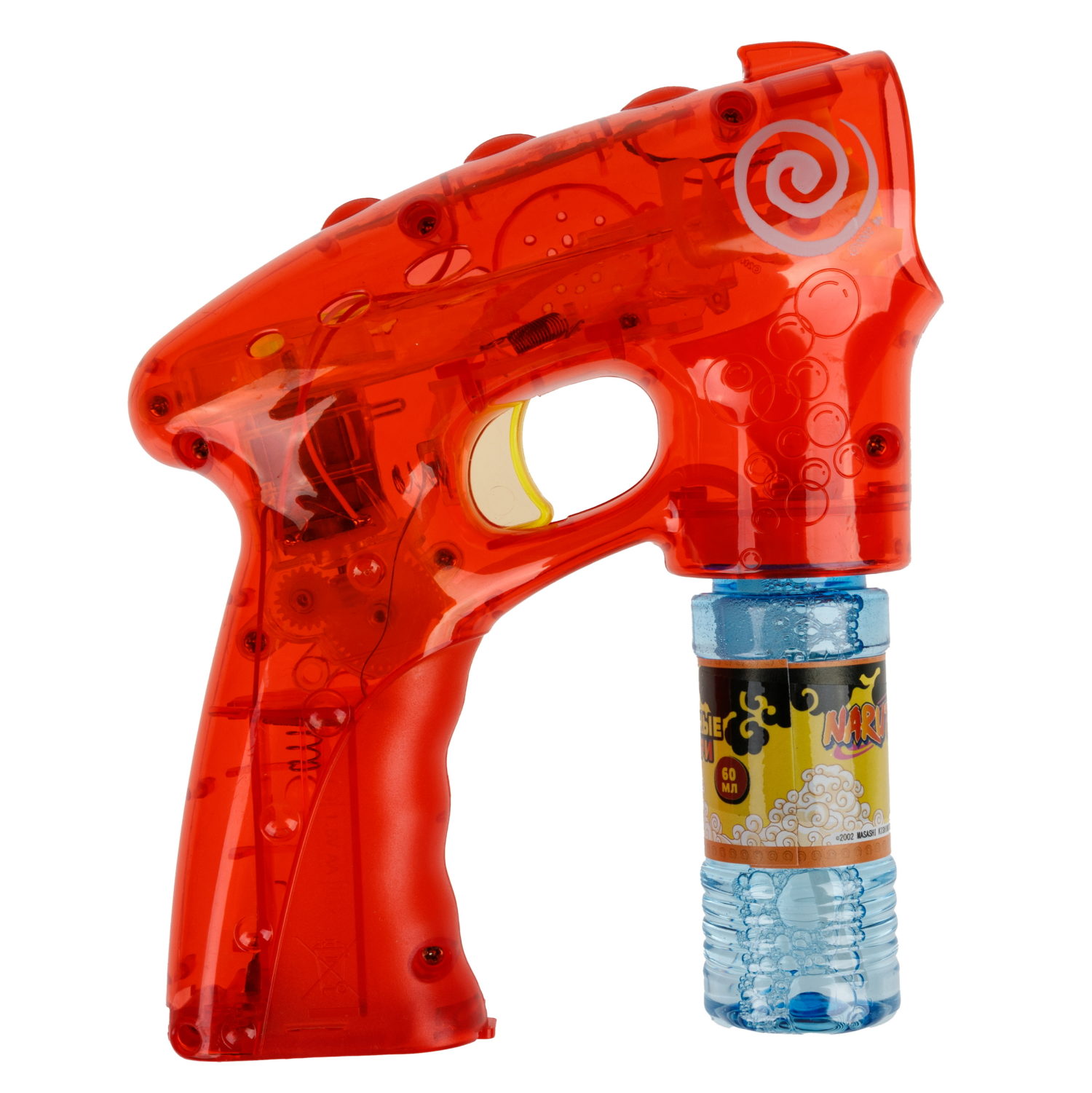 Пистолет для пускания мыльных пузырей "Наруто" со световыми эффектами, 60 мл
