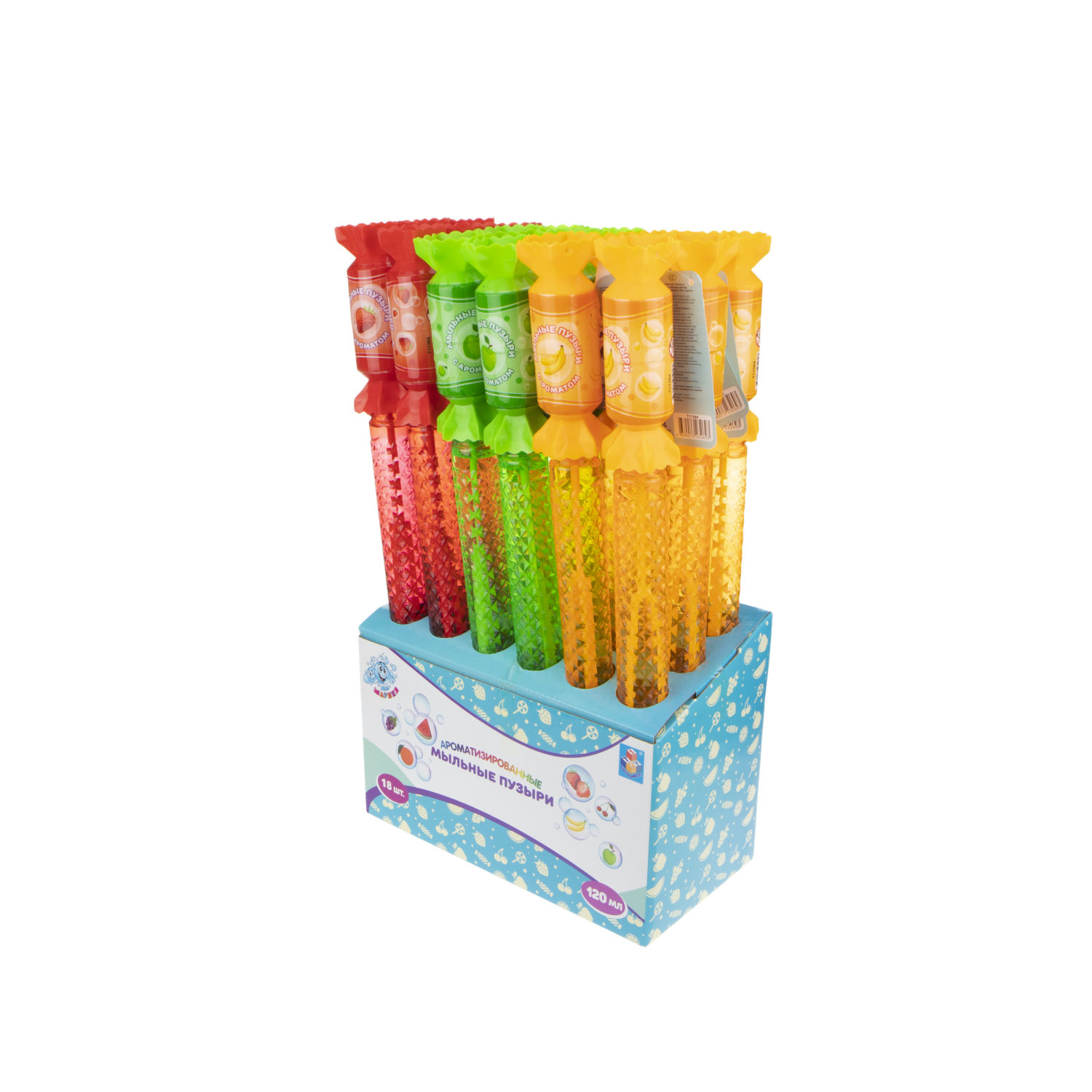 Мыльные пузыри 1TOY "Мы-Шарики!" "Карамелька" ароматизированные (120 мл.)