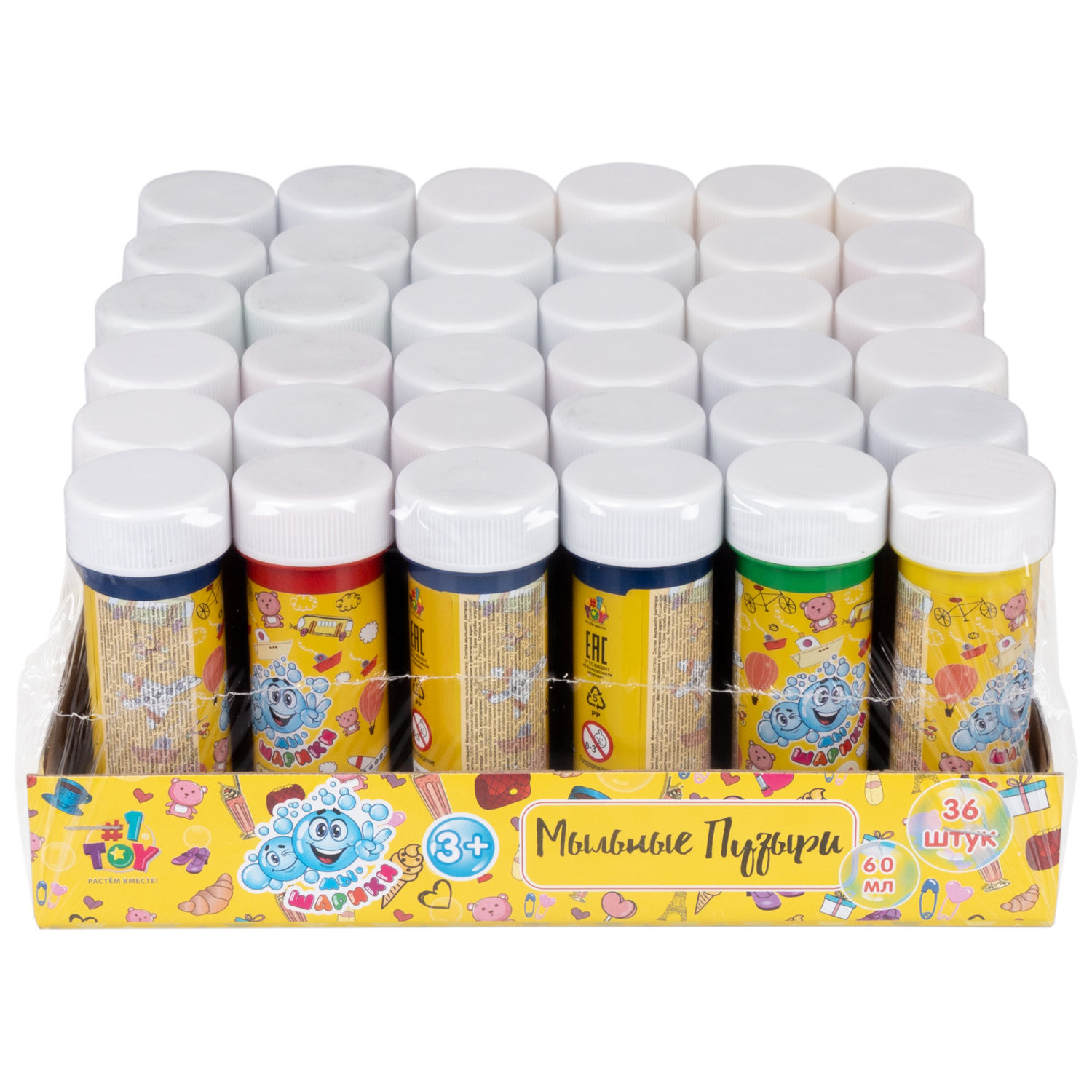 Мыльные пузыри 1TOY Мы-шарики!, 60 мл
