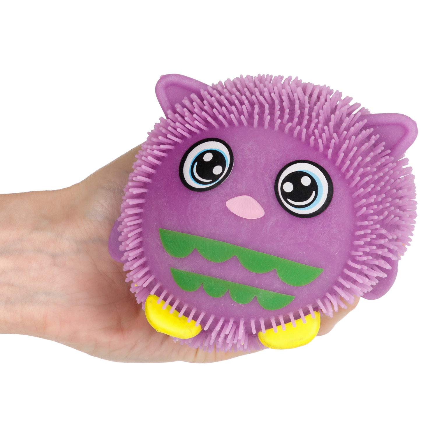 Игрушка-антистресс для рук 1toy Йо-Ёжики, "Животные" 13 см, со светом, 8 видов  в ассортименте