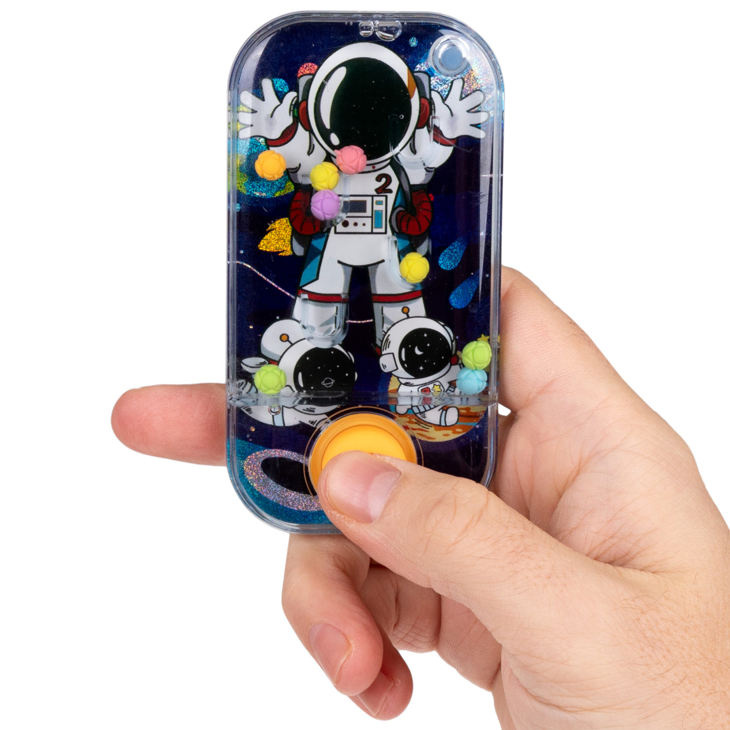 1TOY Игра с водой забрось мячики космос, 3 вида в ассортименте