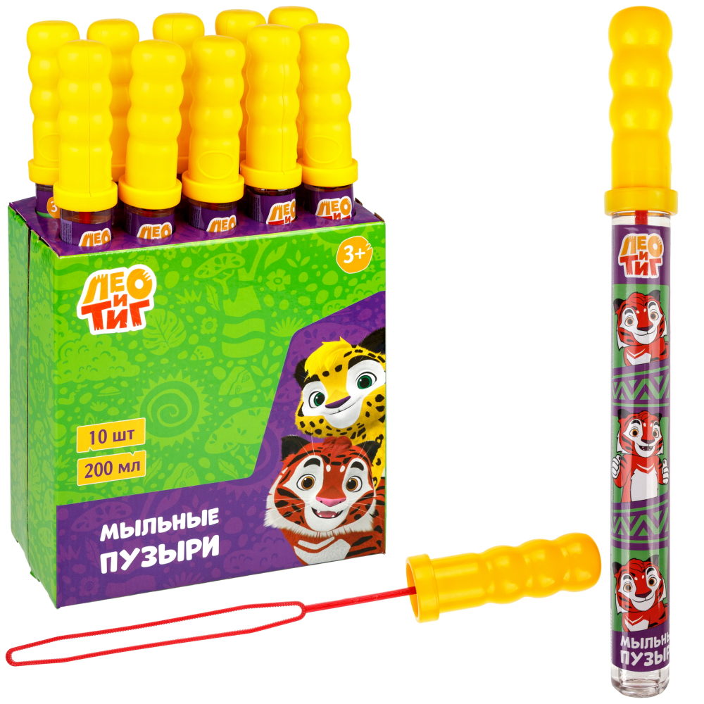 1TOY Лео и Тиг, мыльные пузыри, 200 мл