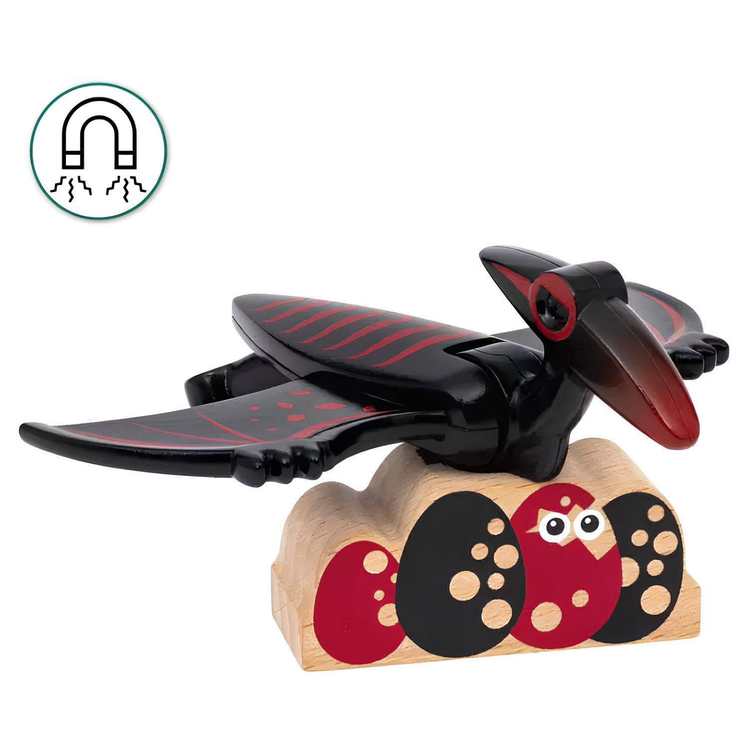 Динозавр и извергающийся вулкан BRIO со светом, звуком, паром, для деревянной железной дороги