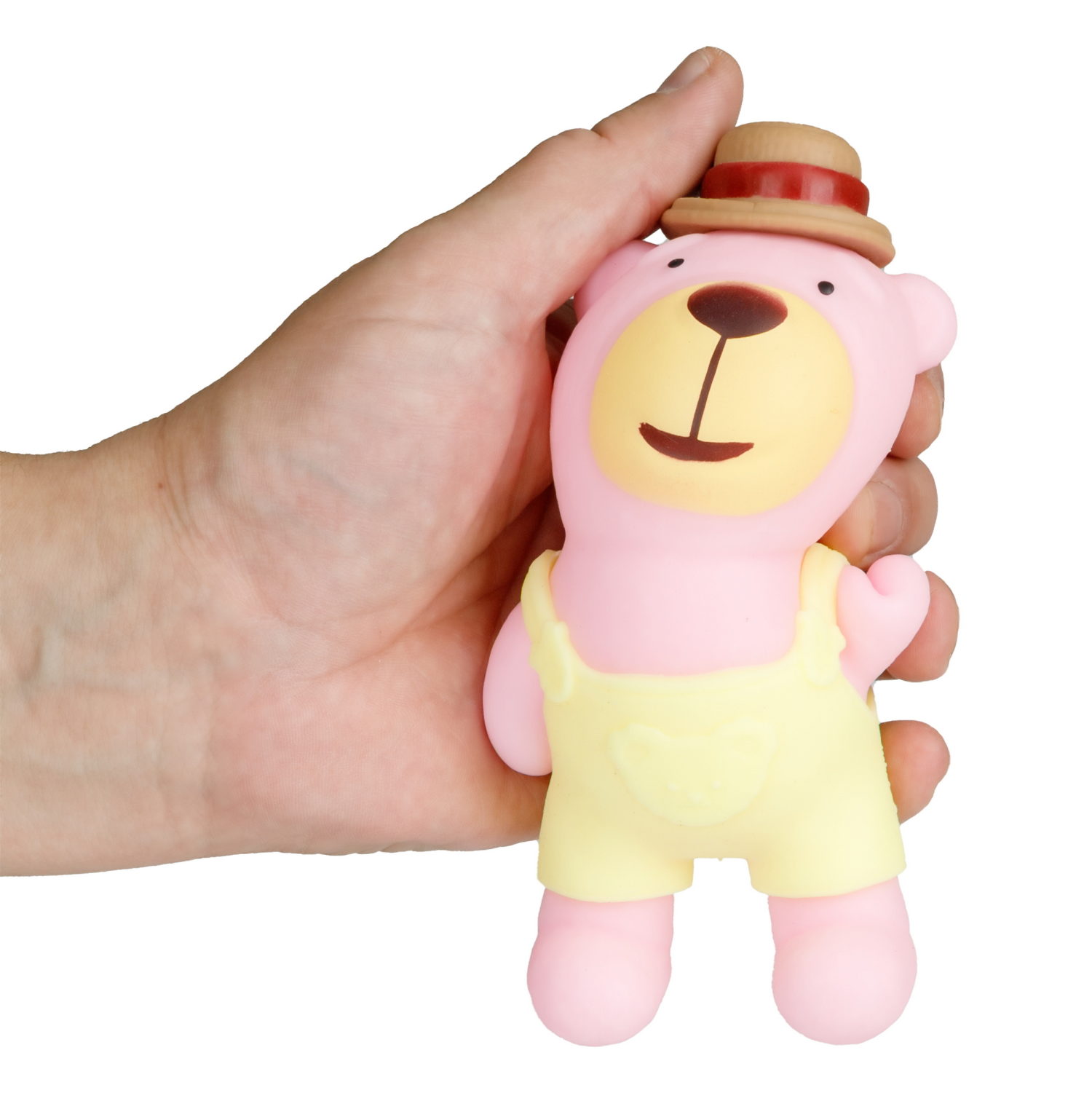 Антистресс-игрушка 1TOY Крутой замес медведь в костюме, 15х11 см