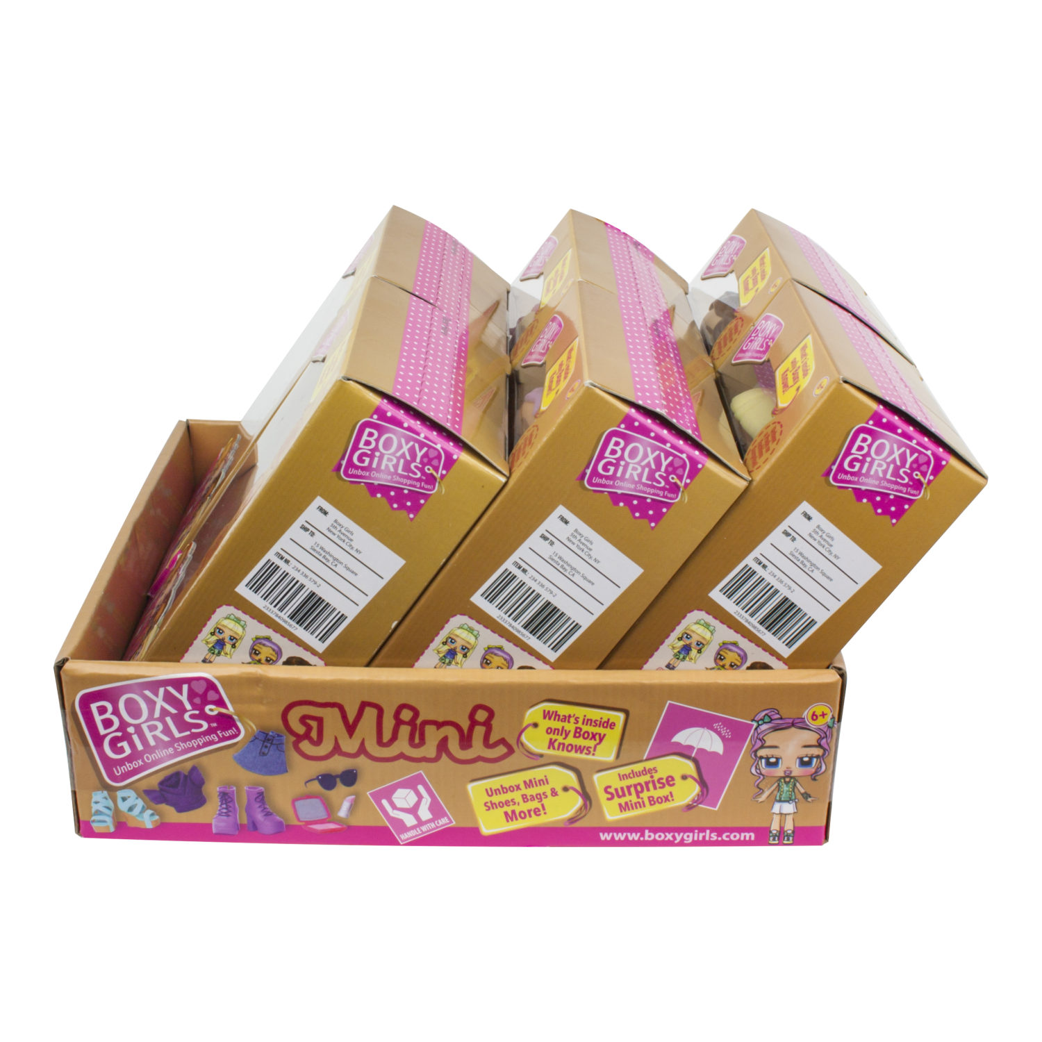 Кукла Boxy Girls MINI 8см с аксессуарами, 6 видов.