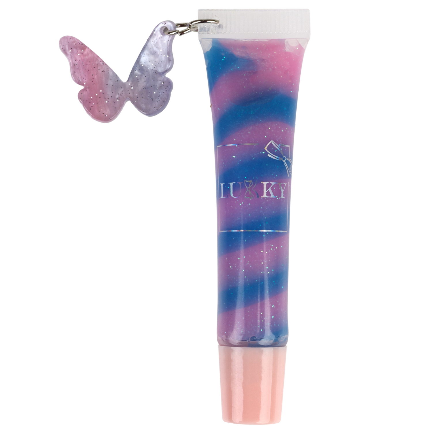 Lukky Beauty Duet набор блеск для губ и лак для ногтей, цвет фиолетовый