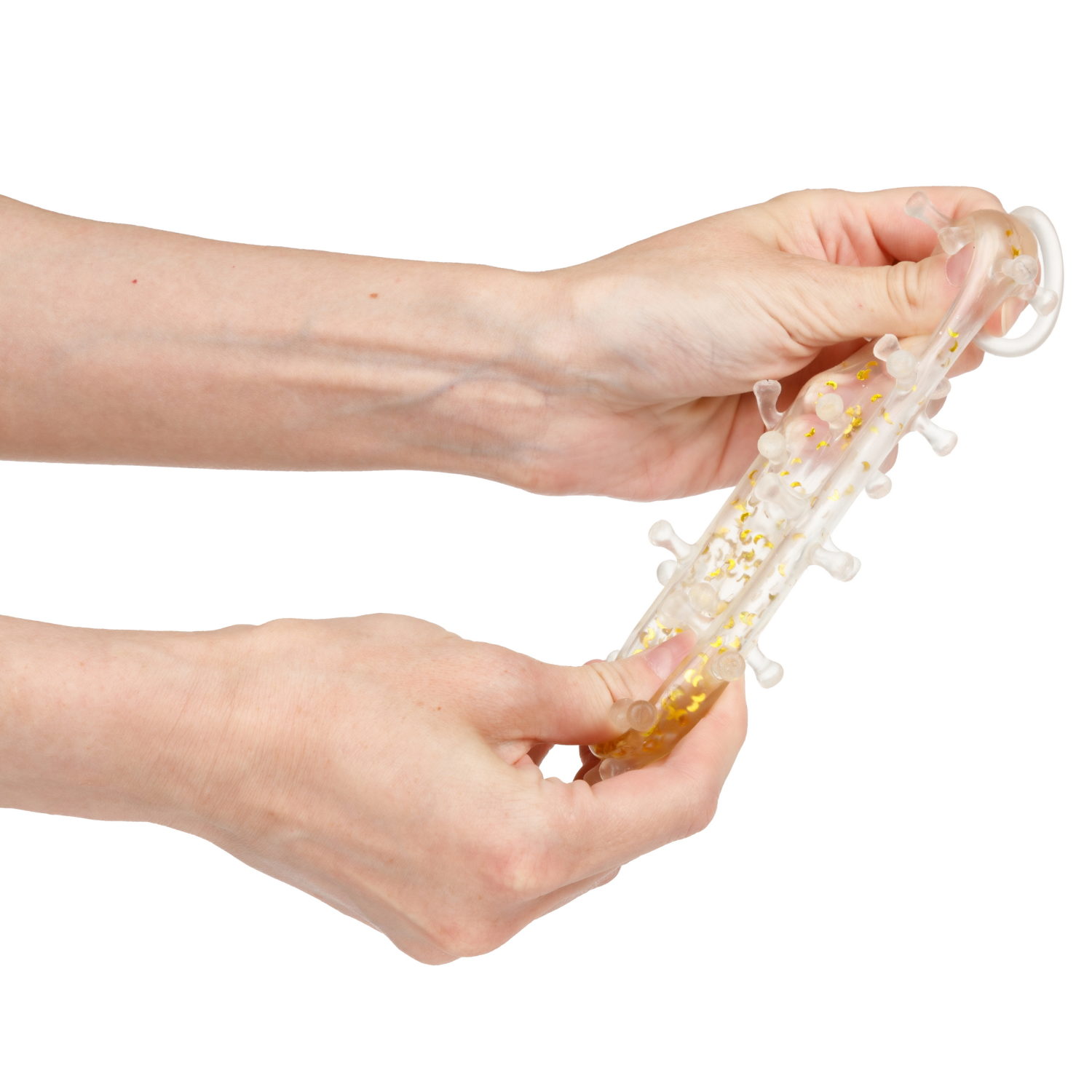 Игрушка ДУТИКИ 1TOY Вирус, прозрачный, максимальный размер 25 см, 3 вида в ассортименте