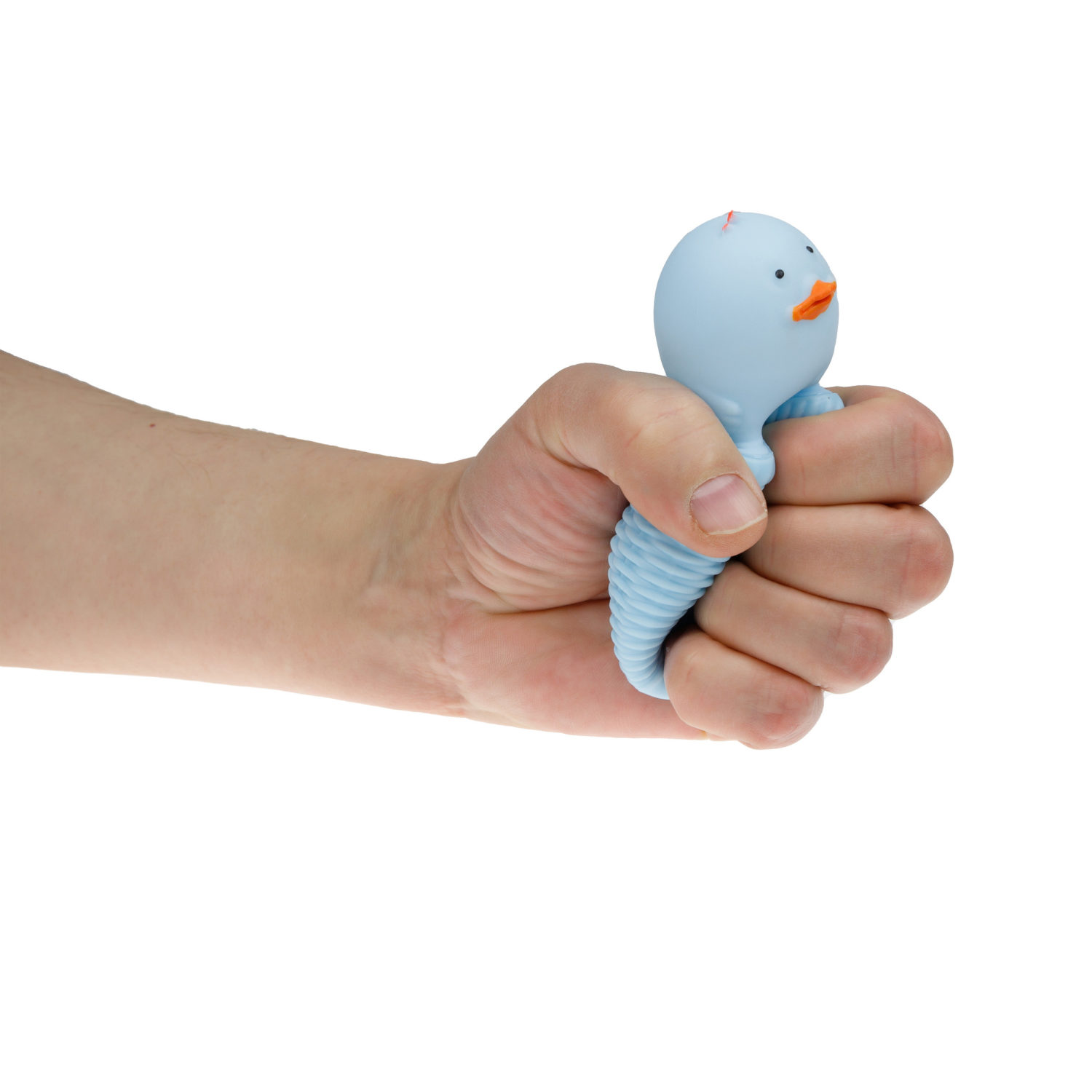 1Toy Жмяка "Выскочка. Птенец" 6х6 см, голубой