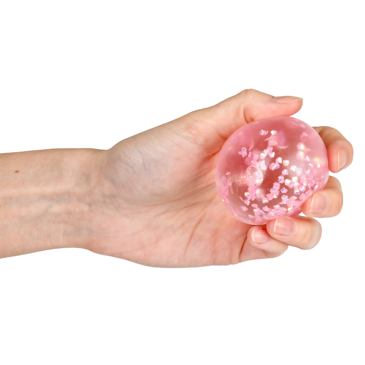 1toy Крутой замес Супергель шар бриллиант 6 цв.в асс.6см, в ПВХ кор., 12шт.в дб.