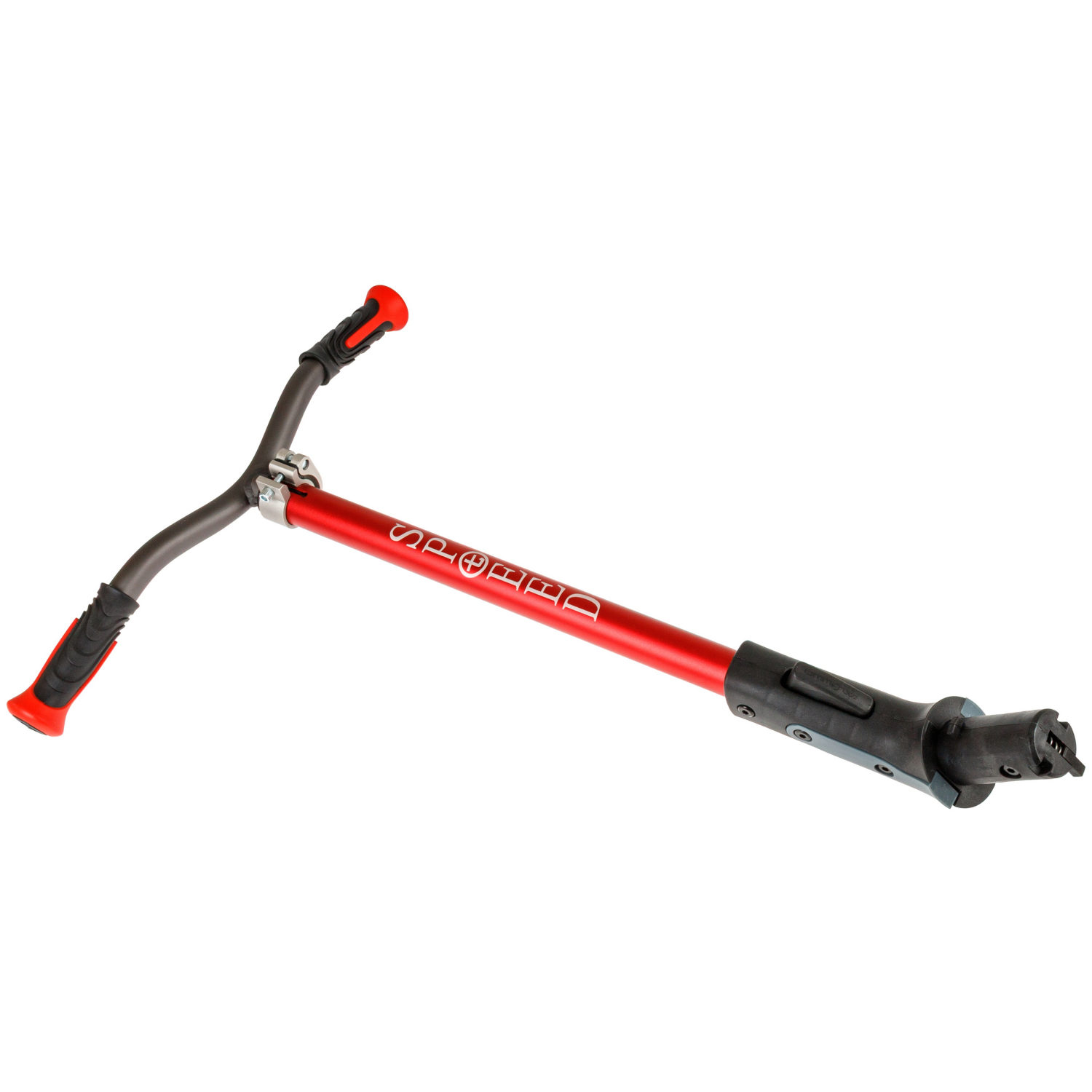 Самокат Top Gear, упр. накл., 3-х кол. PU 2*110/80 мм, складной, регулировка высоты руля, 63*30*102 см, TPR грипсы, черно-красный