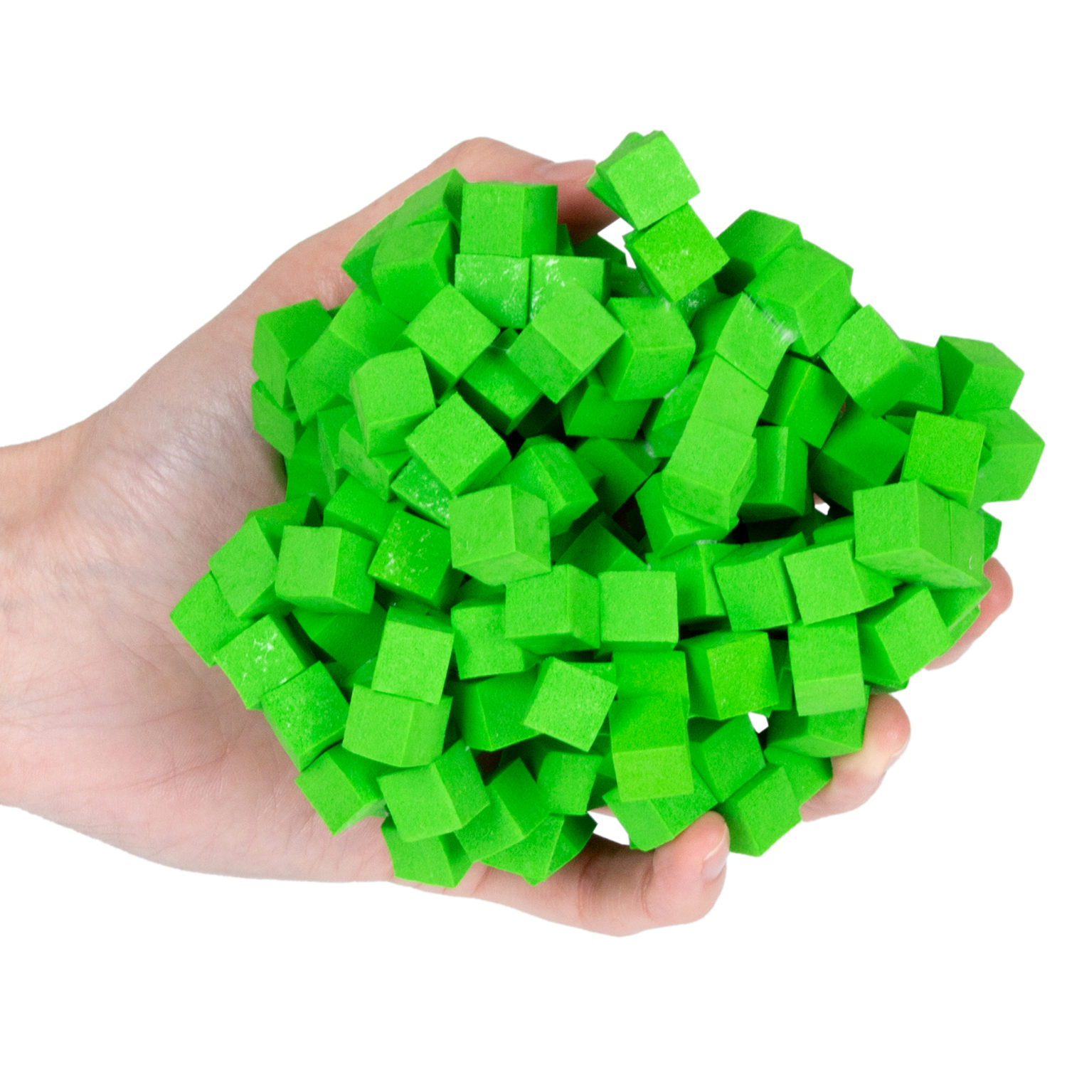 Конструктор-пластилин Gummy Blocks липучка, липкий, мягкий, зеленый