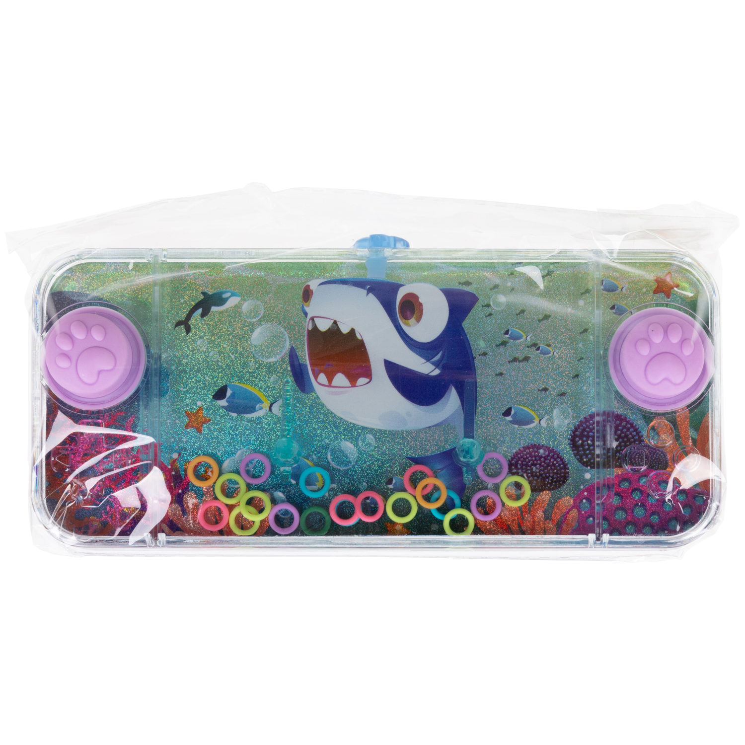 1TOY Игра с водой насади колечки морские обитатели, 3 вида в ассортименте, 15,5*7*2см
