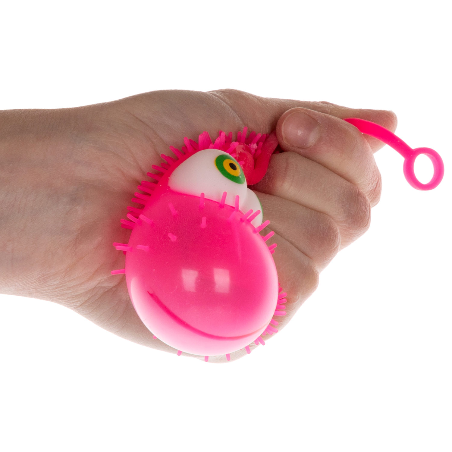 Антистресс-игрушка для рук 1TOY Ё-Ёжик, для детей и взрослых, розовая, 1 шт.