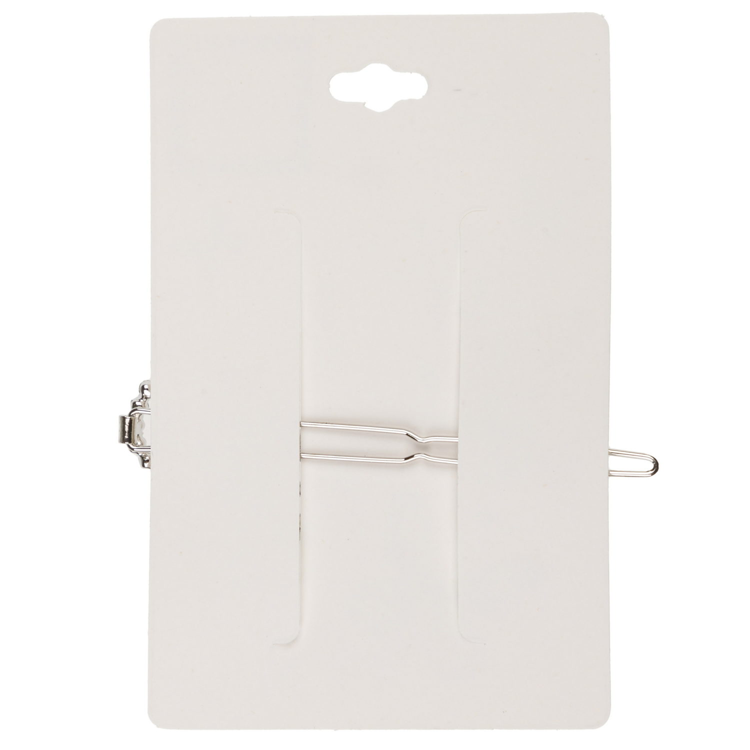 Lukky Fashion заколка-автомат для волос Бант с кристаллами, 1 шт