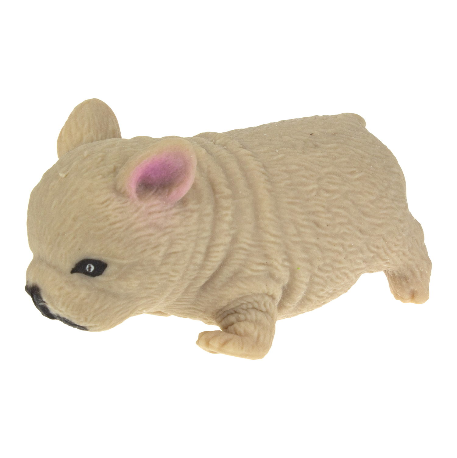 Антистресс-игрушка для рук 1TOY Крутой замес Бульдог, жмякалка, мялка, тянучка, 2 цвета в ассортименте, 8,5 см
