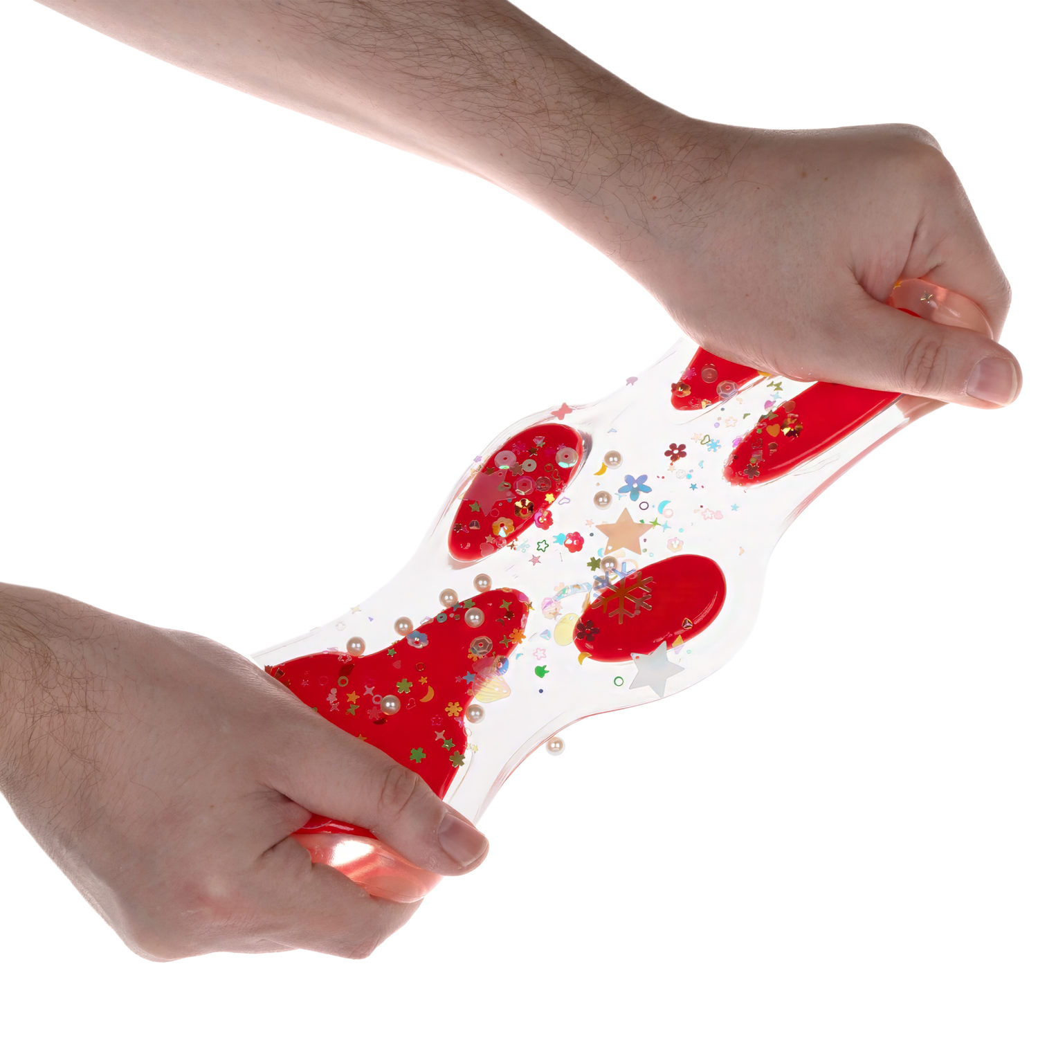 Таба лапа прозрачная 1TOY Крутой замес, большая, 14х3,5 см