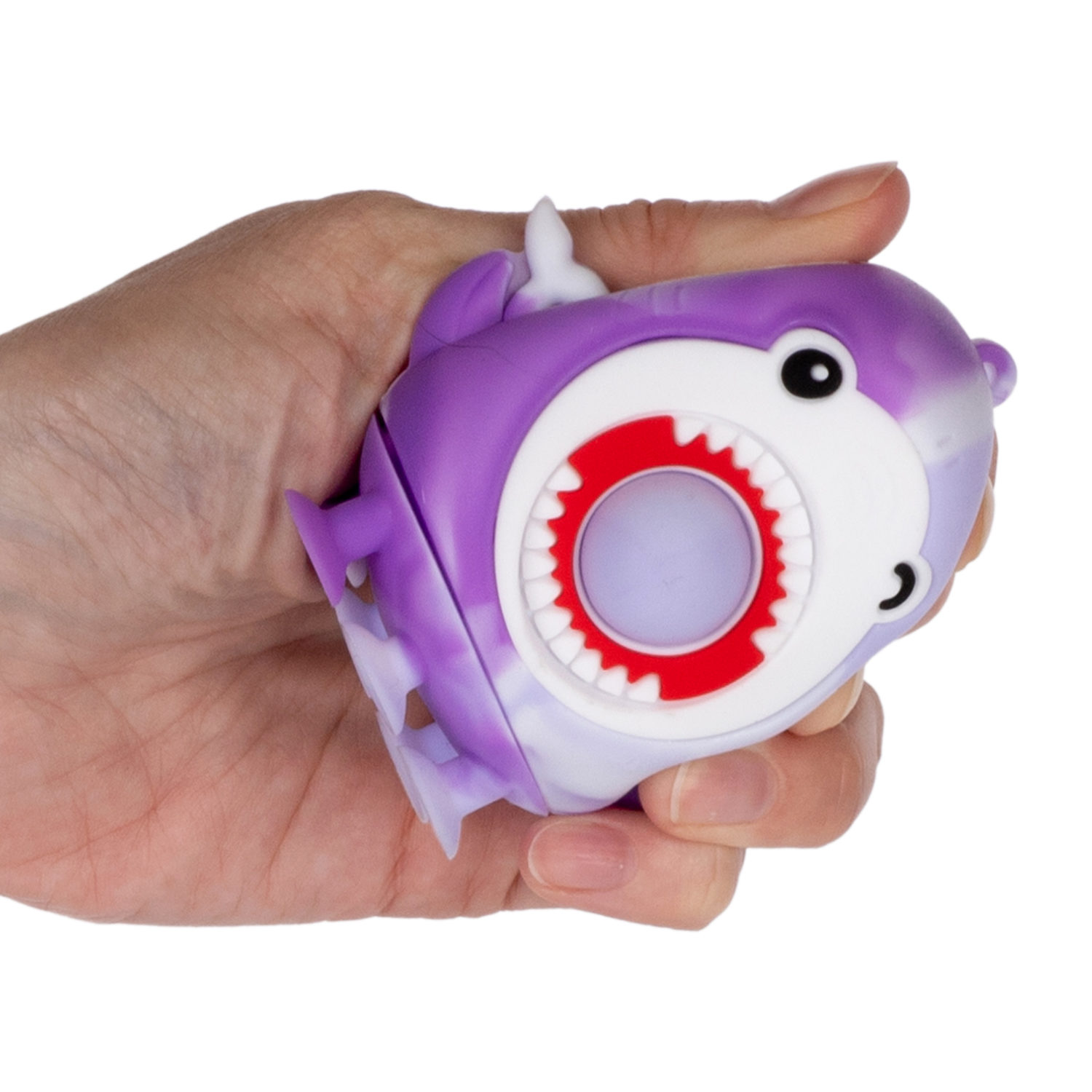 1TOY Жмяка Hit Pop It "Акулы" на присосках 8,5х4х7 см, 4 вида в ассортименте