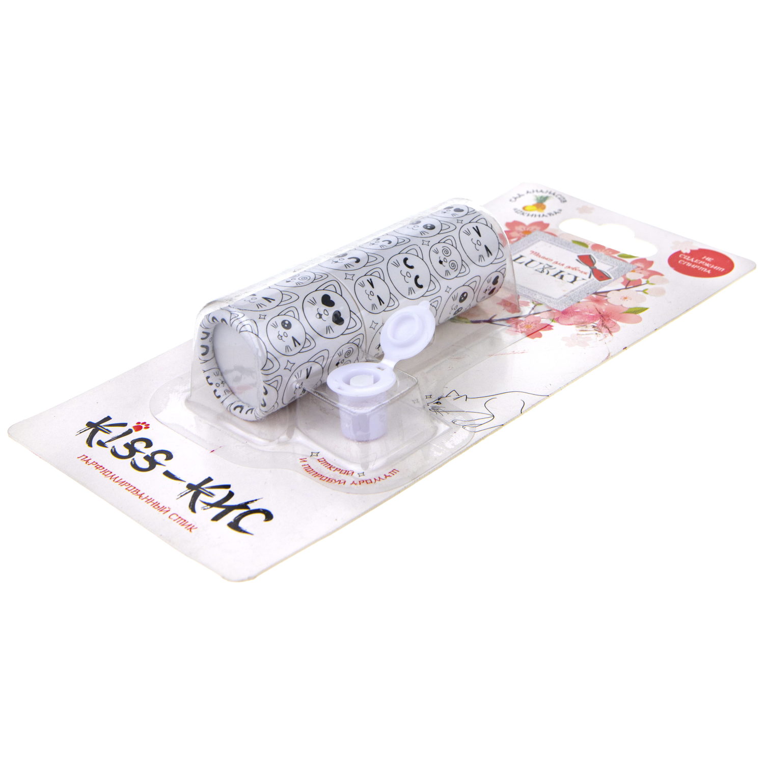 Lukky, Kiss-Кис, парфюмированный стик, сад ананасов, 5 гр, блистер с тестером