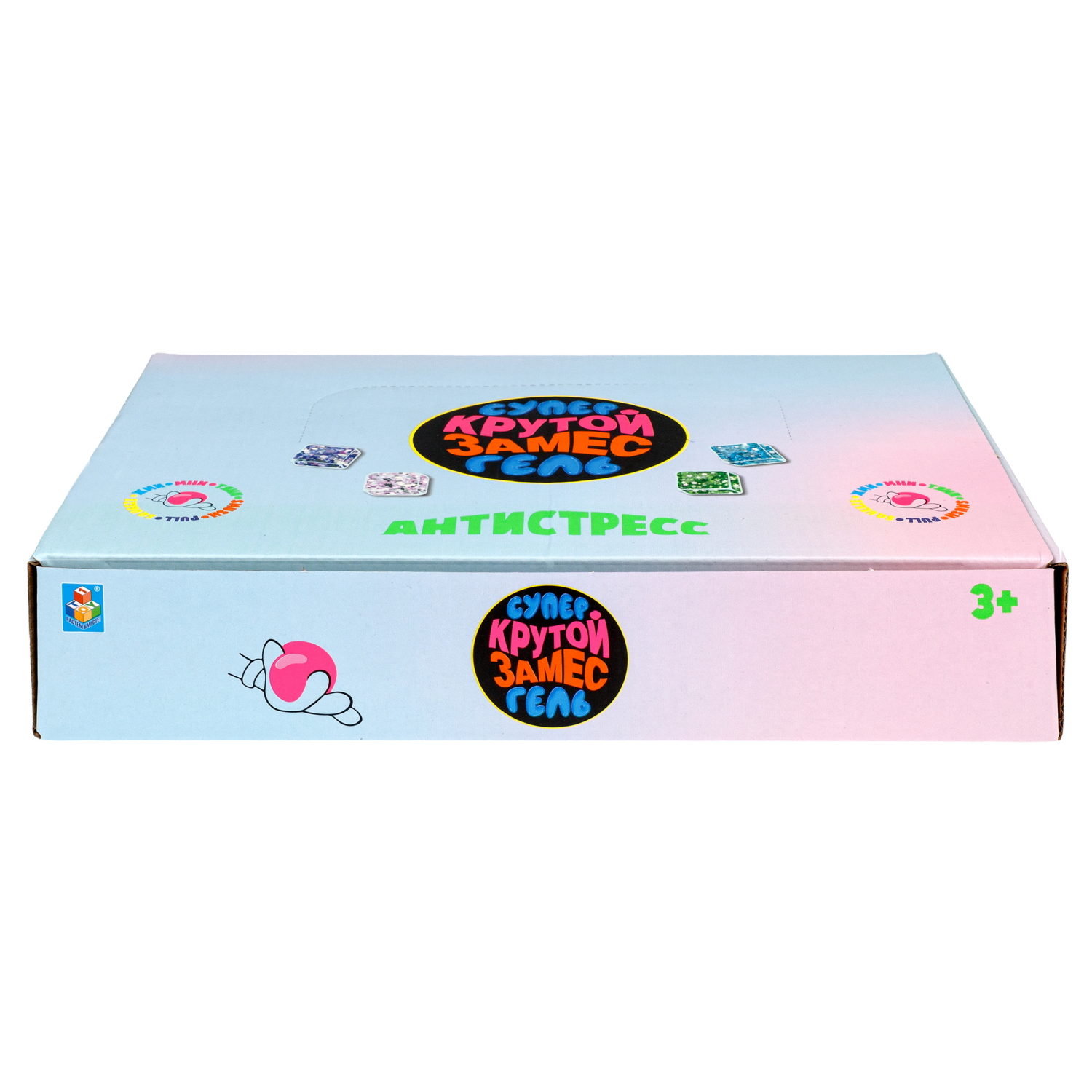 1toy Крутой замес Супергель куб, 4 цвета в ассортименте, 5 см