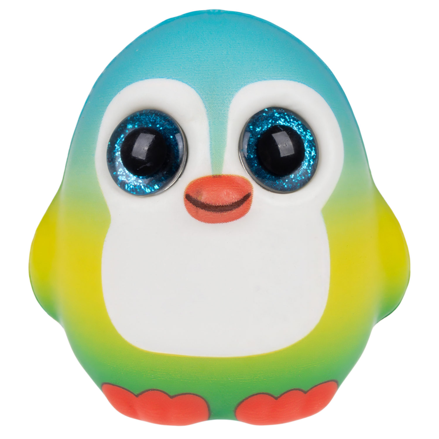 Глазастый сквиш 1TOY Животные, игрушка-антистресс для рук, жмякалка, 8-9 см, 6 видов в ассортименте