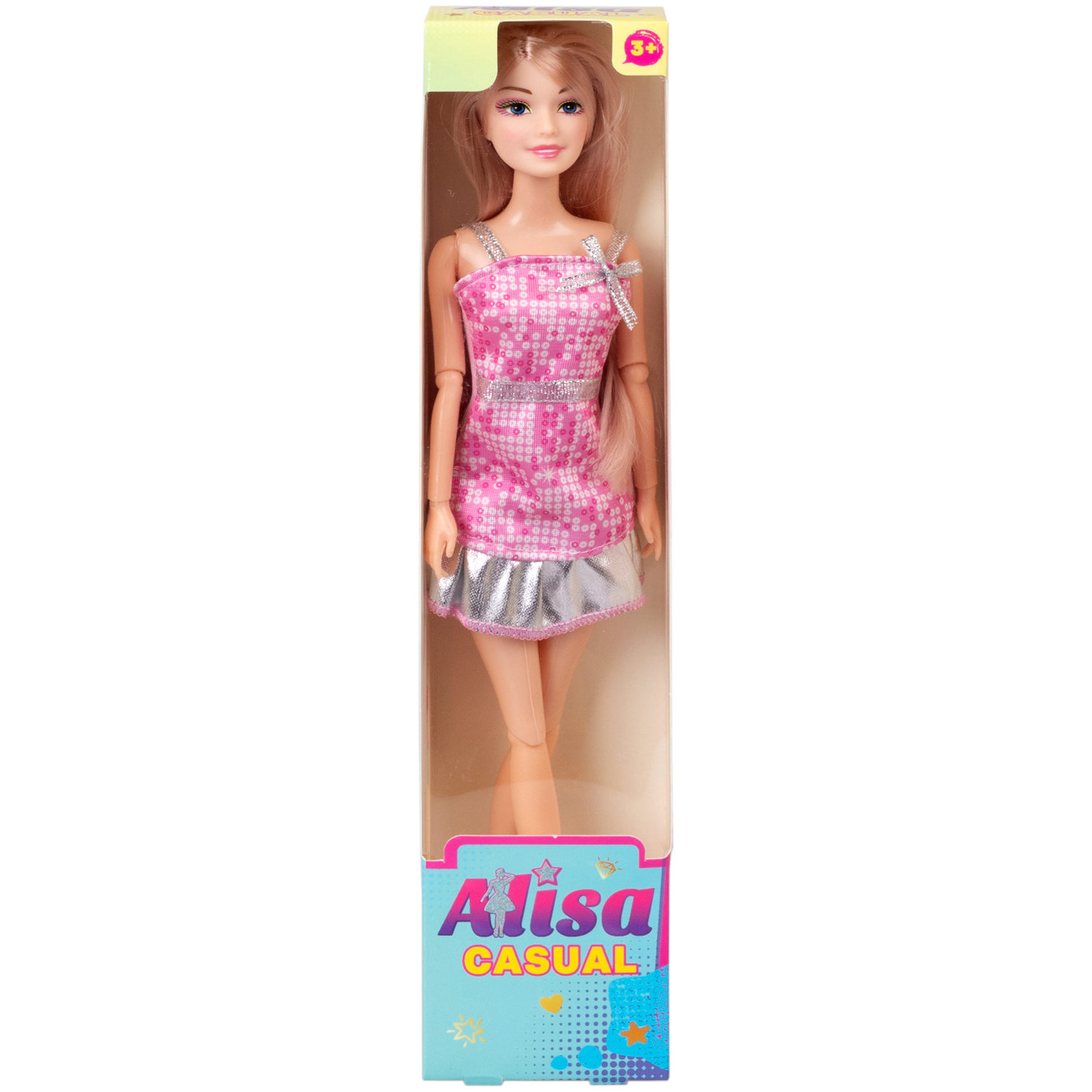 Кукла Alisa Casual в повседневной одежде, с гнущимися руками и ногами, 29 см, в ассортименте, 1 шт.