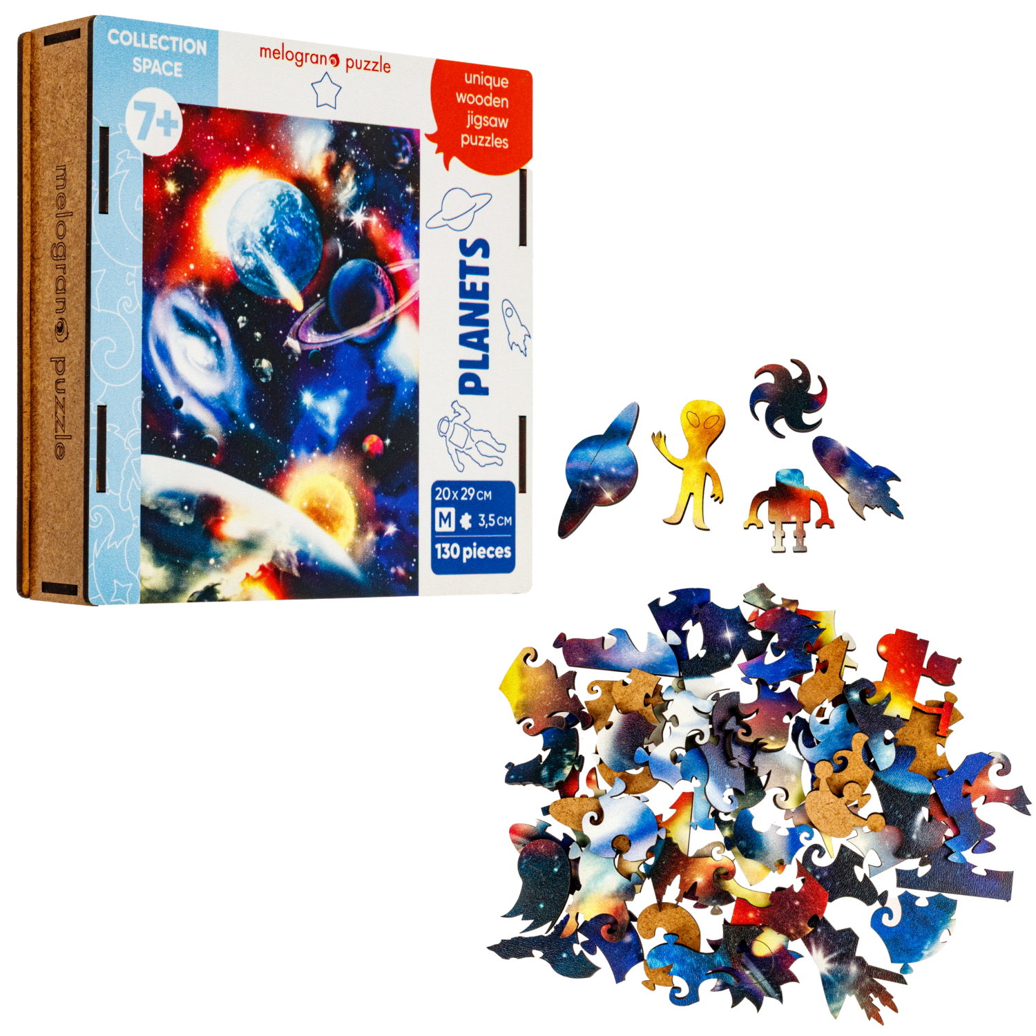 Пазлы Collection Space Космос, 130 деталей