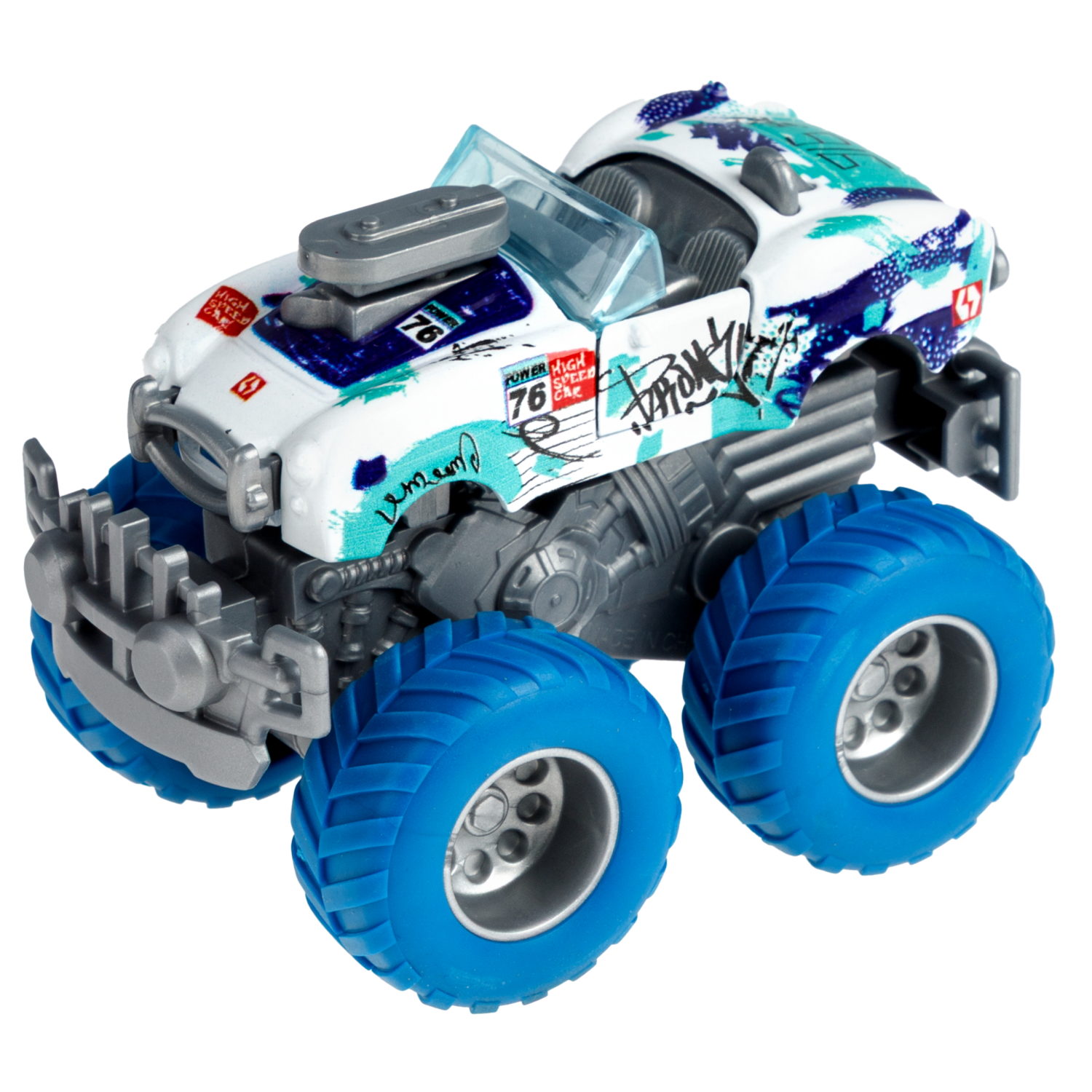 Машинка игрушечная 1TOY Драйв Монстр-трак Классика, инерционный, 8,5 см, цвет в ассортименте