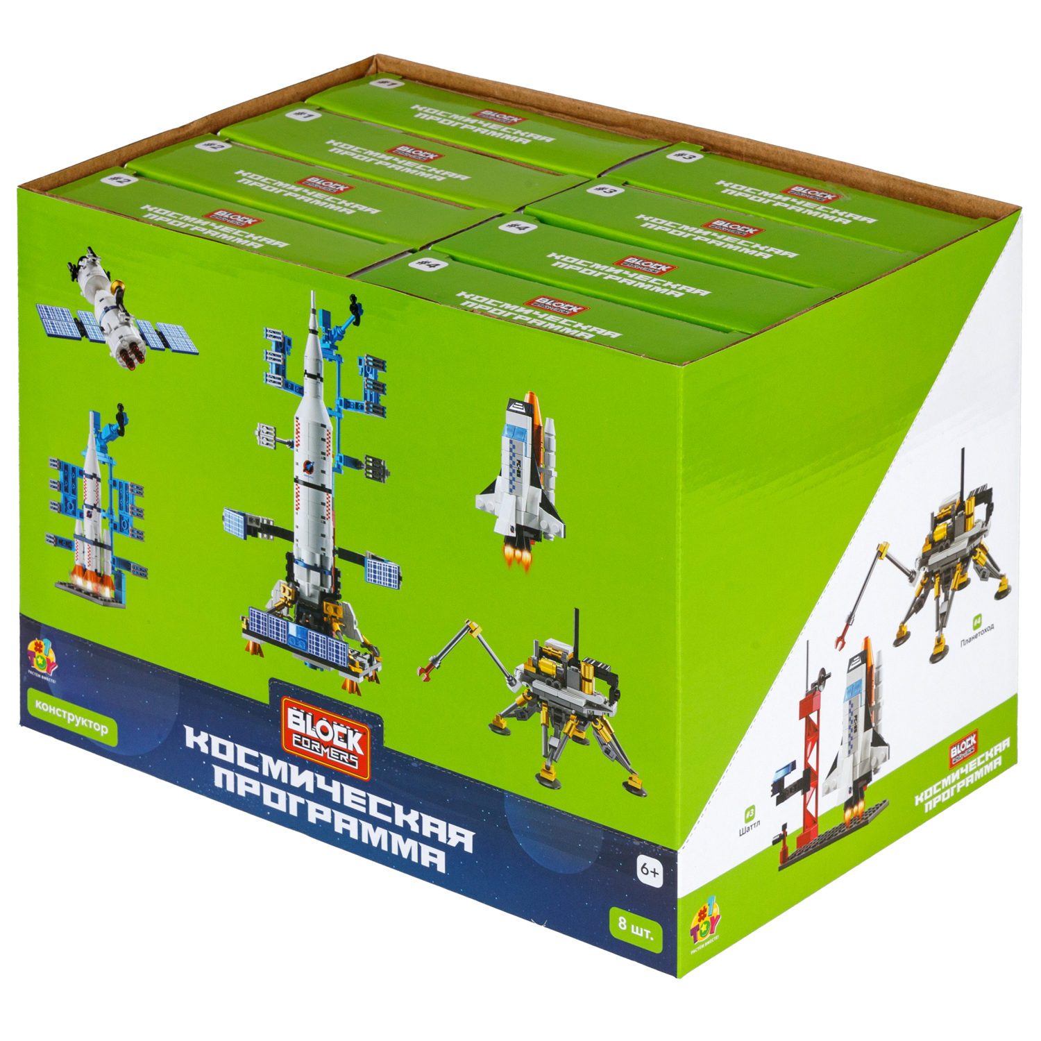 1TOY конструктор Blockformers "Космическая программа", в ассортименте 4 вида