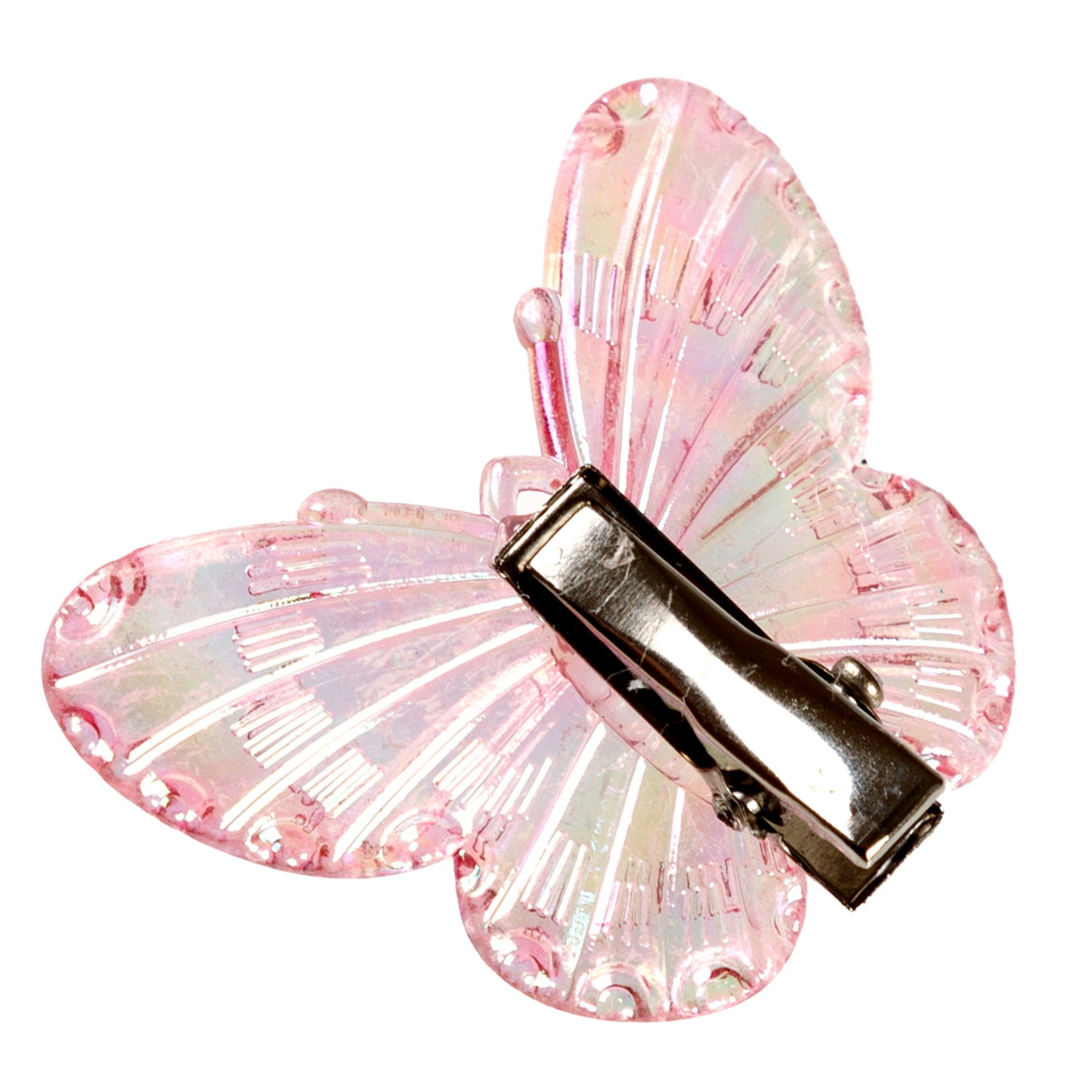 Заколки для волос Lukky Fashion Бабочки Crystal, детские, для девочки, зажимы, 4 вида в ассортименте, набор 2 шт.