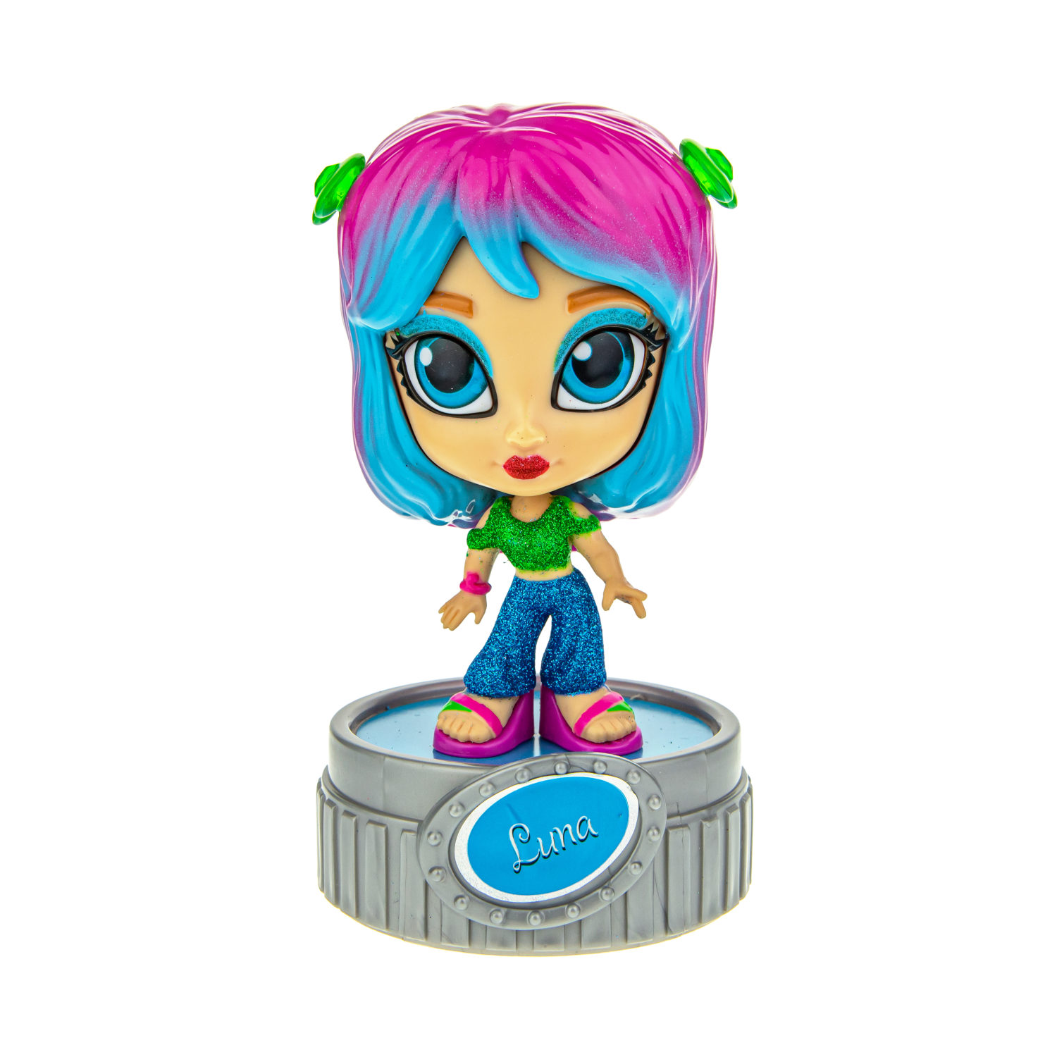 Кукла Instaglam Lukky Doll Луна НЕОН, с косметикой внутри, 12 см