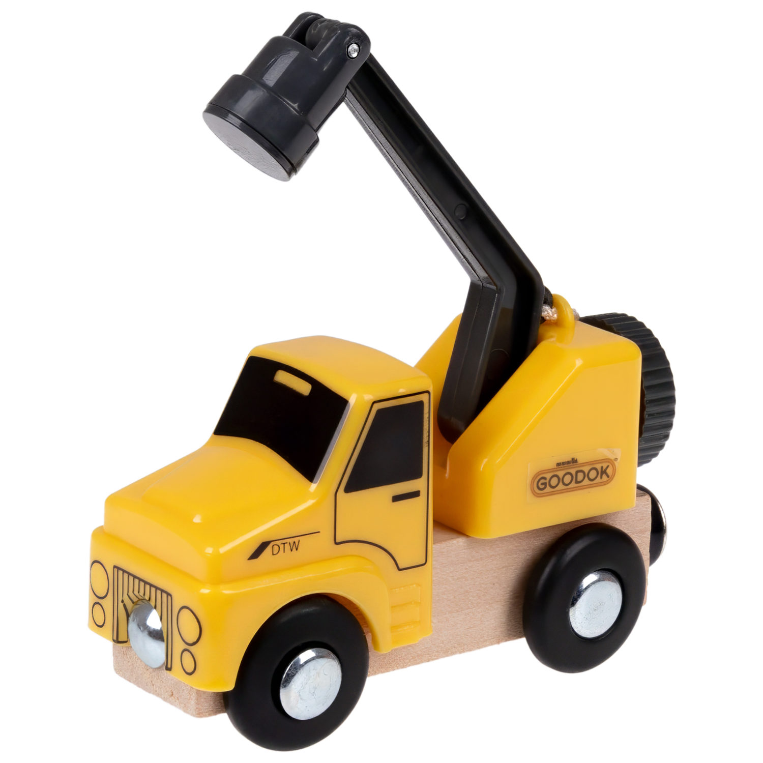 Набор «Технопарк» 1TOY Goodok, 2 машинки и 1 вагон с магнитами и грузом