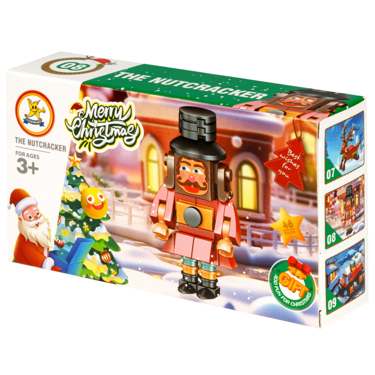 Конструктор 1TOY Blockformers "Рождество" 12 видов,  от 22 до 46 деталей