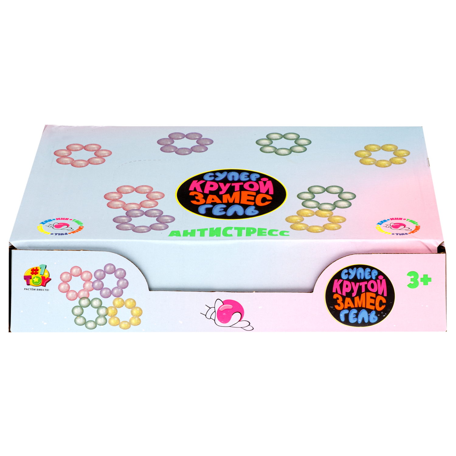 Игрушка-антистресс 1TOY Крутой замес «Супергель» браслет блестки 8*8 см