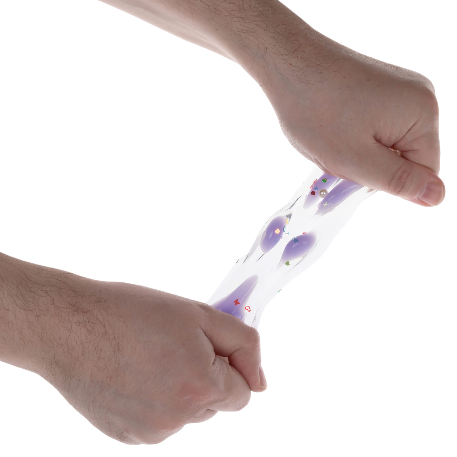 Таба лапа прозрачная 1TOY Крутой замес, 6,5х3 см, в ассортименте