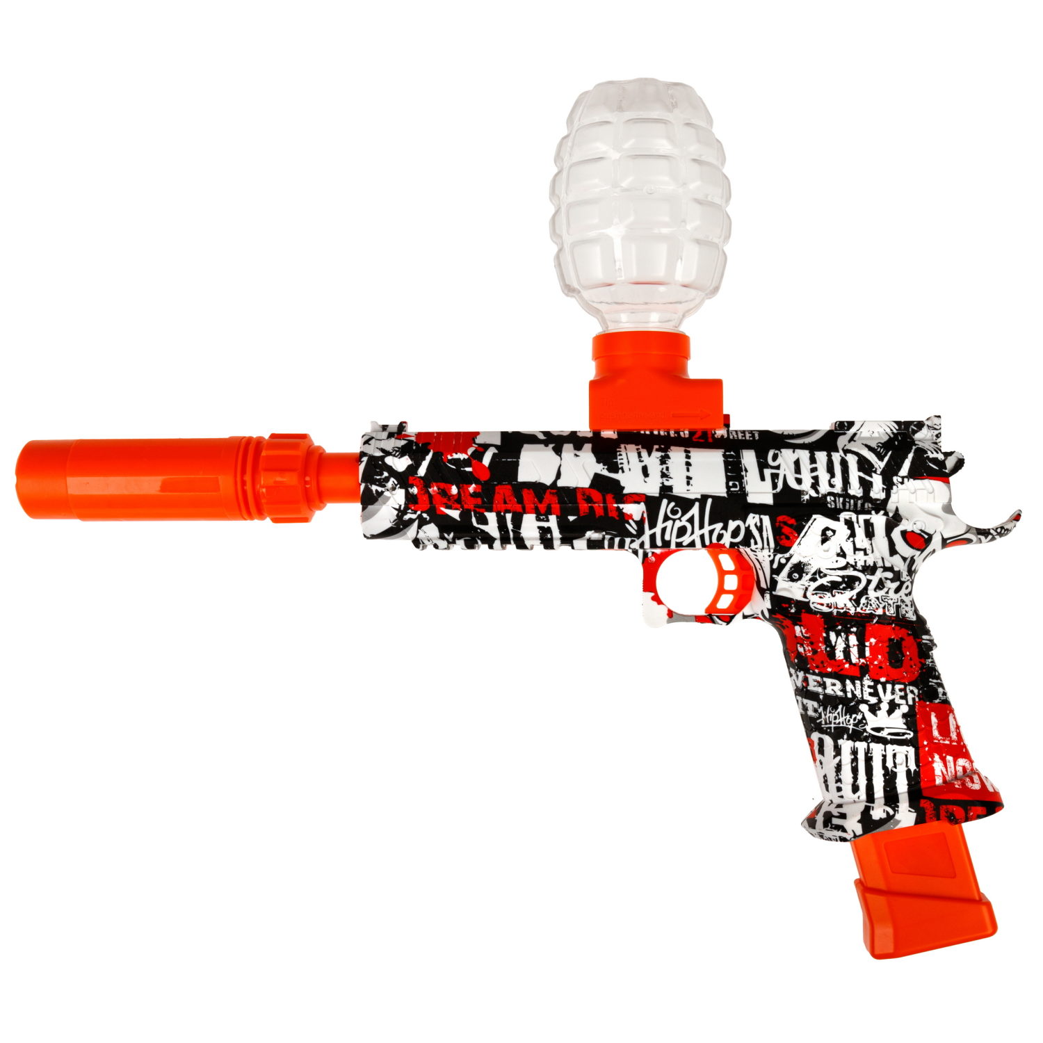 Бластер автоматический 1TOY Gelex на аккумуляторе, с гидрогелевыми пулями 500 шт., 2 цвета в ассортименте