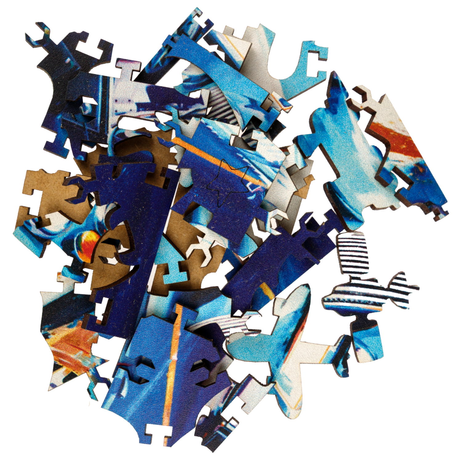 Деревянные пазлы CollectionTransport Автомобиль классический, 50 деталей, 20х13,9 см