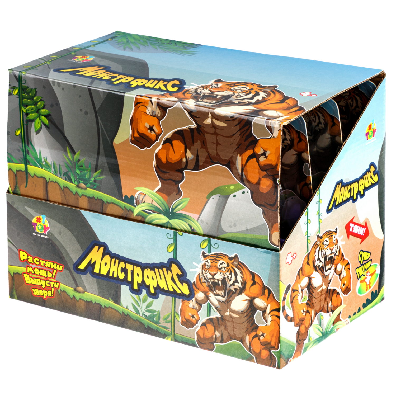 Тянущиеся фигурки 1TOY Монстр Фикс, 15 см, в ассортименте