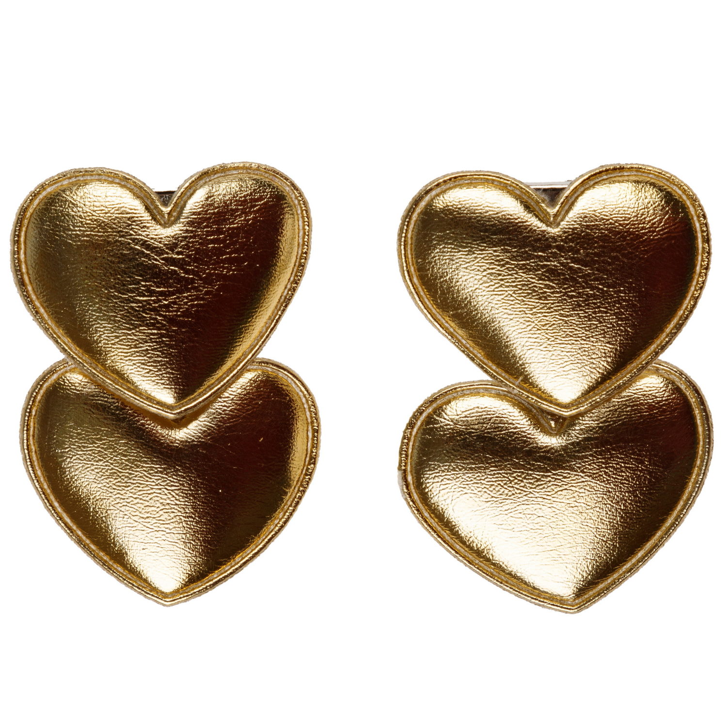 Заколки для волос Lukky Fashion Сердечки, детские, для девочки, зажимы, 4 цвета в ассортименте, набор 2 шт.