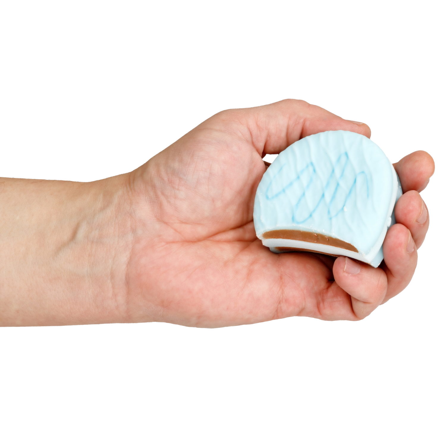 Игрушка-антистресс 1TOY Крутой замес Залиплющ, Макарошка, 8*7,5*2,5 см