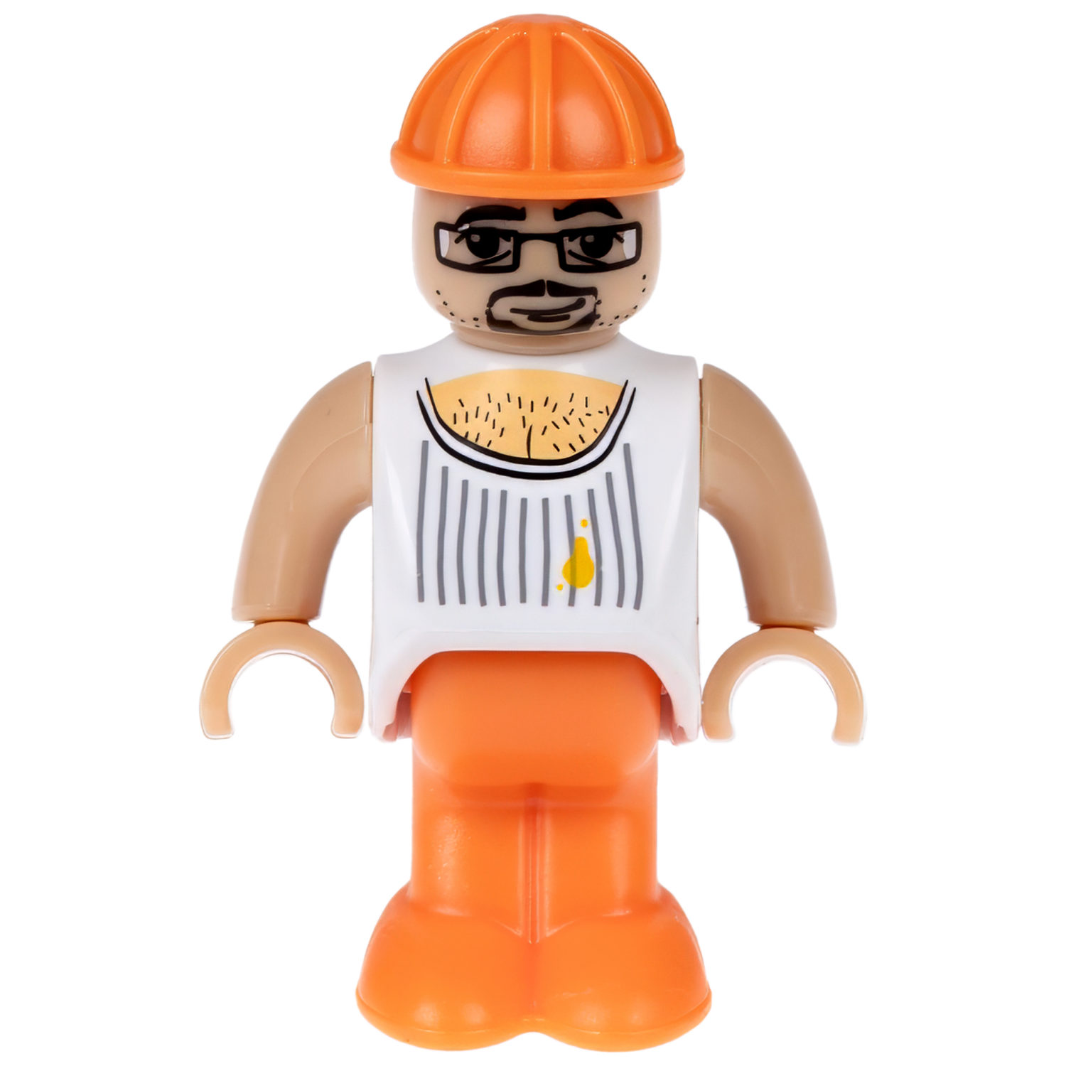 Деревянная железная дорога 1TOY GOODOK с электропоездом, 57 элементов