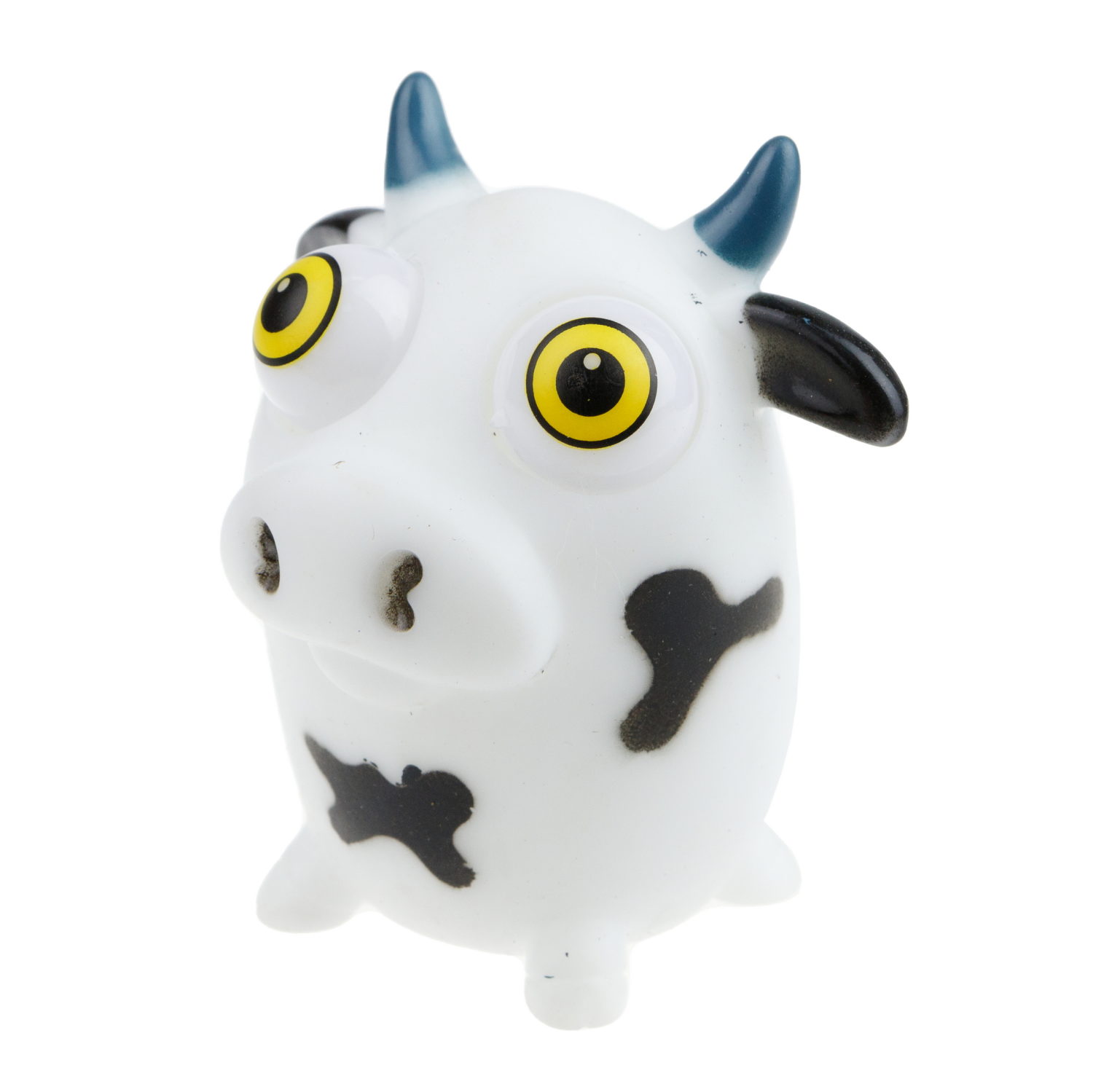 1toy Пучеглаз-антистресс "Корова" 8,2х7x6,8 см