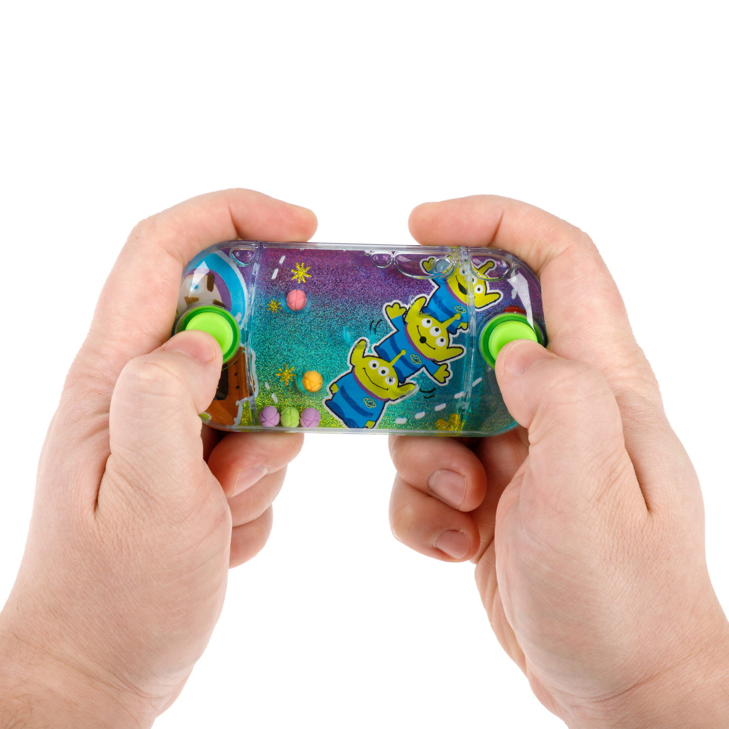 1TOY Игра с водой забрось мячики инопланетяне, 3 вида в асс. 12*6*2,3см, 24 шт в дисплей боксе