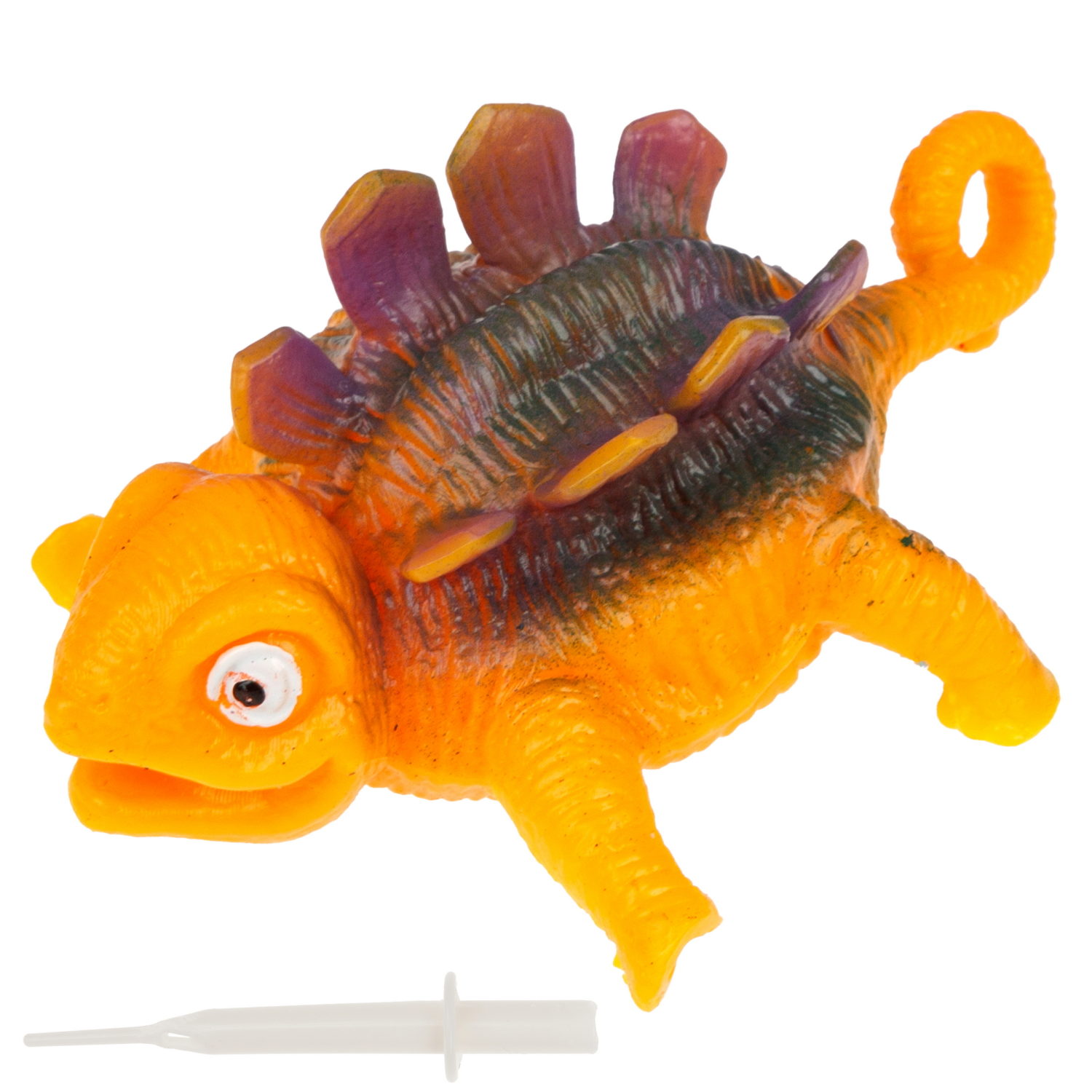 Игрушка ДУТИКИ 1TOY Динозавры, максимальный размер 30 см, 4 вида, оранжевый