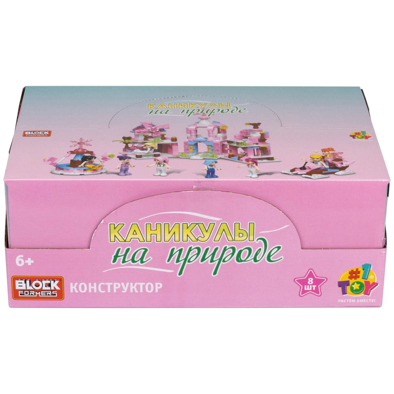 1TOY конструктор Blockformers "Каникулы на природе", в ассортименте 8 видов