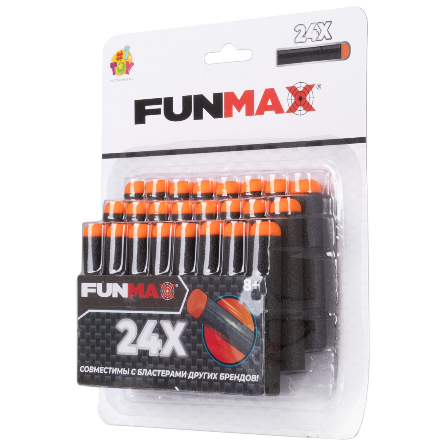 1toy Funmax набор EVA снарядов, 24 шт., блистер