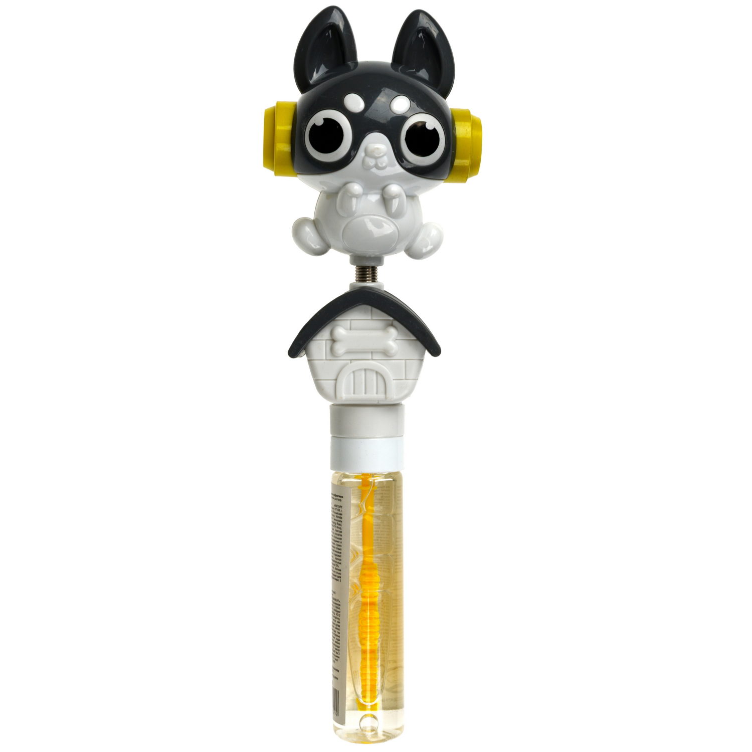 Мыльные пузыри с игрушкой-качалкой 1TOY Мы-шарики! Собака, 40 мл, 3 цвета в ассортименте