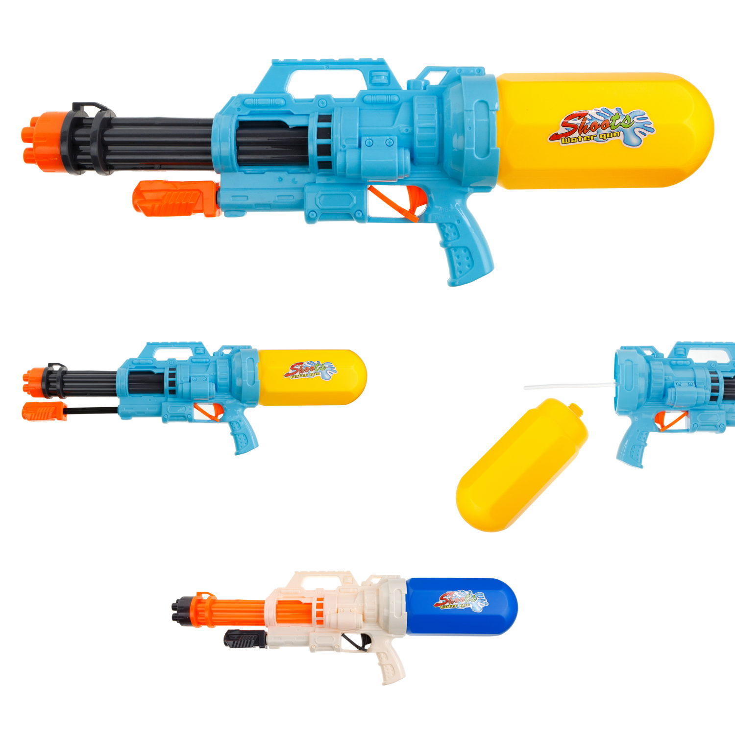 Водный пистолет 1TOY Аквамания, 51х16,5х7,6  см