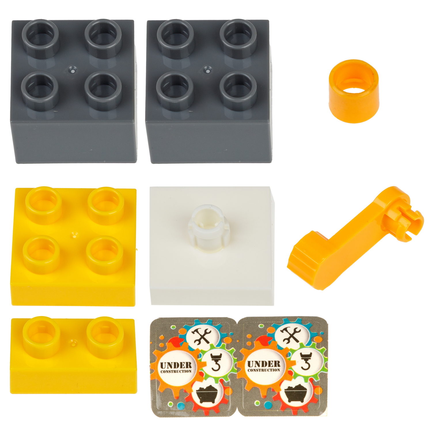 Парковка для машинок 1TOY Транспаркинг Строительный участок, автотрек с машинками