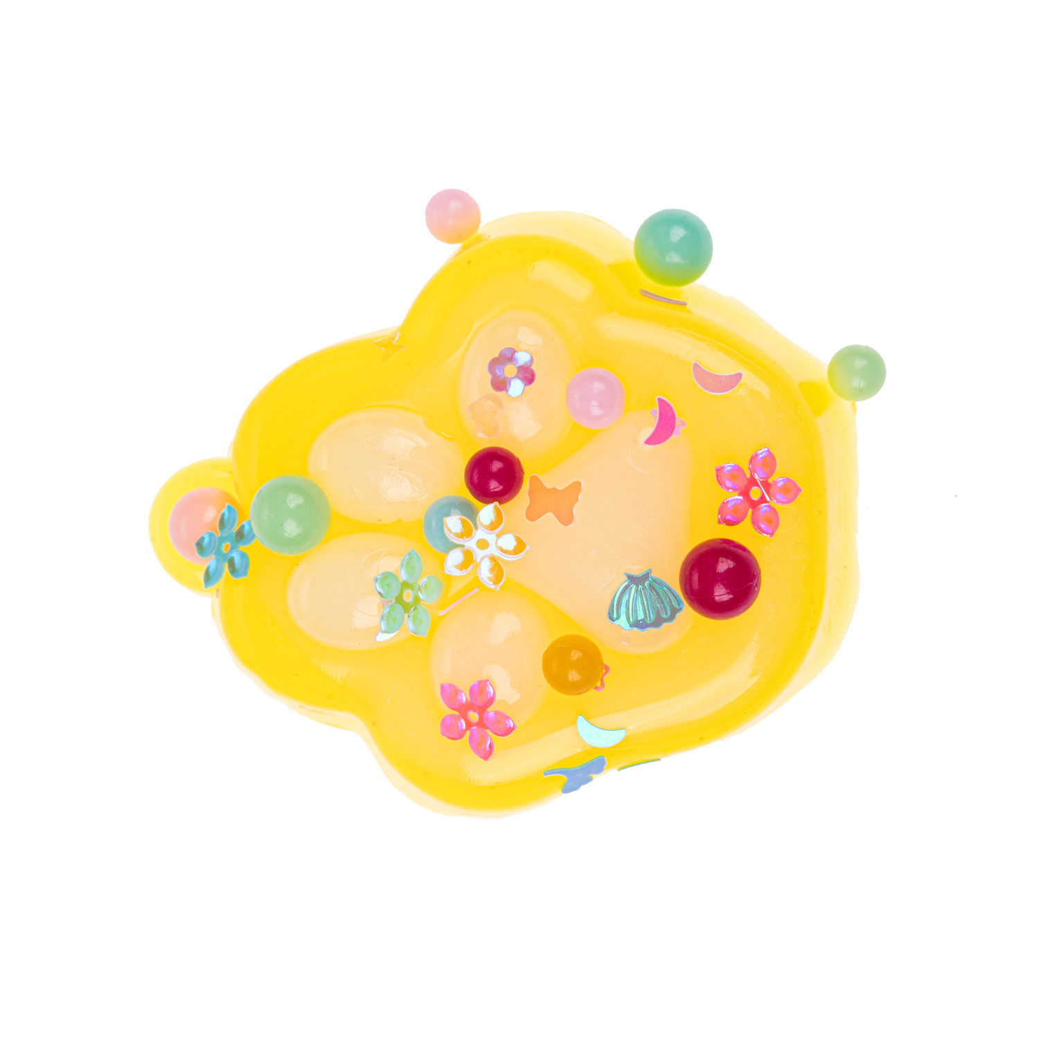 1toy Жмяка лапка-антистресс 4 шт. в ассорт. 6*6,5 см